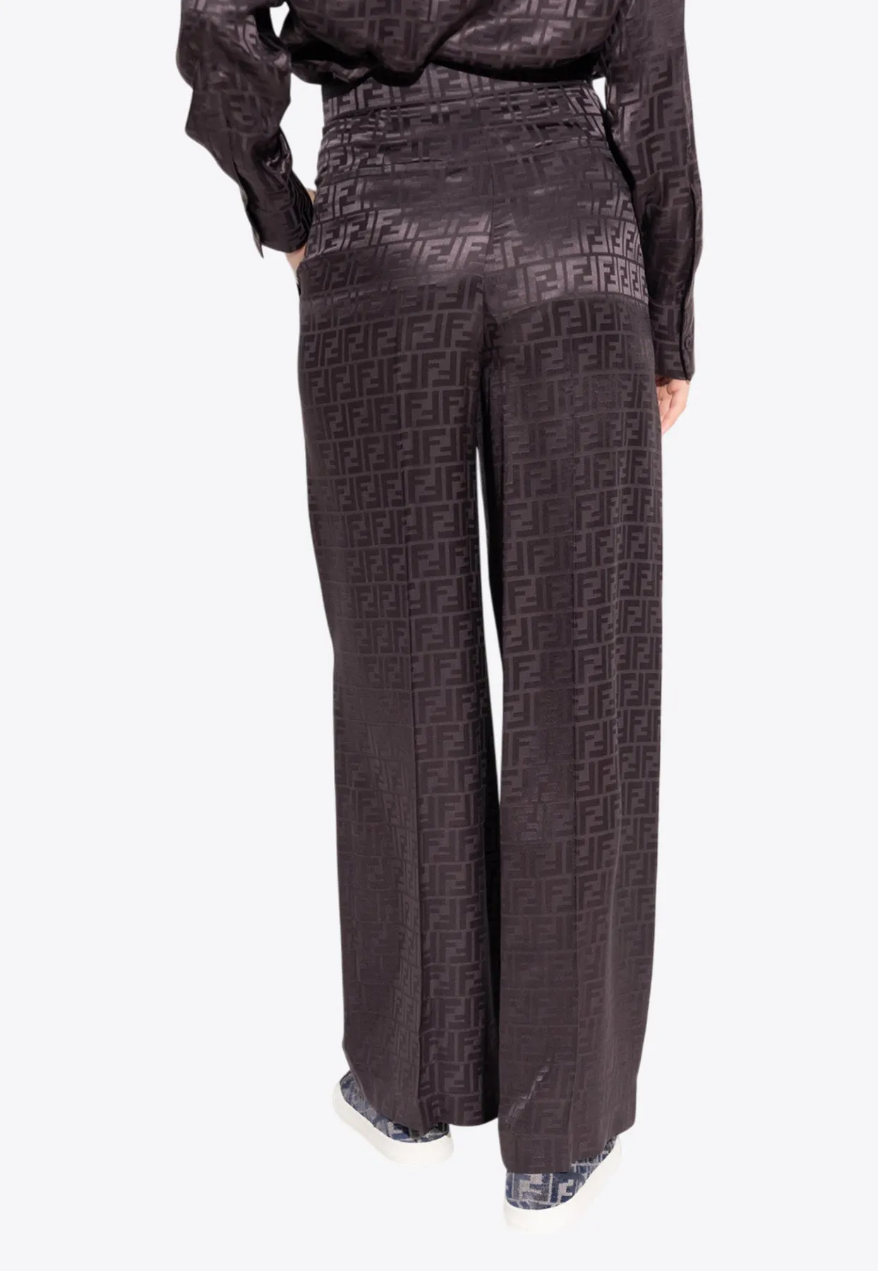 FF Jacquard Silk Pants