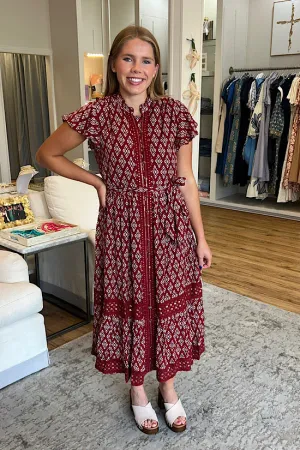 FINAL SALE: Azure and Indigo Celestial Midi