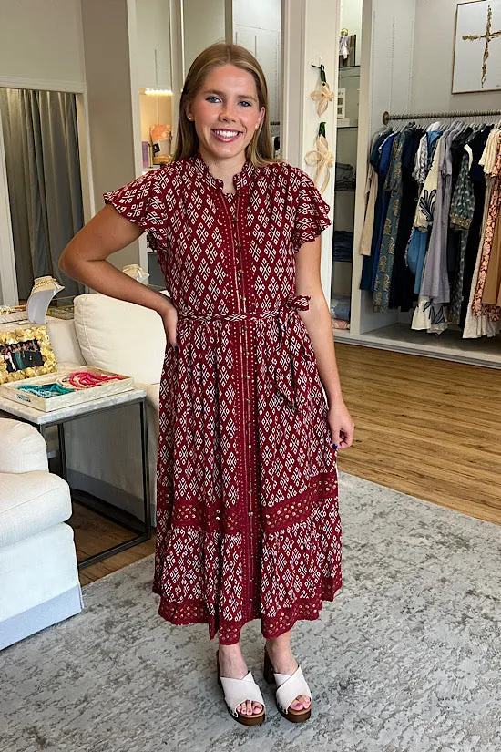 FINAL SALE: Azure and Indigo Celestial Midi