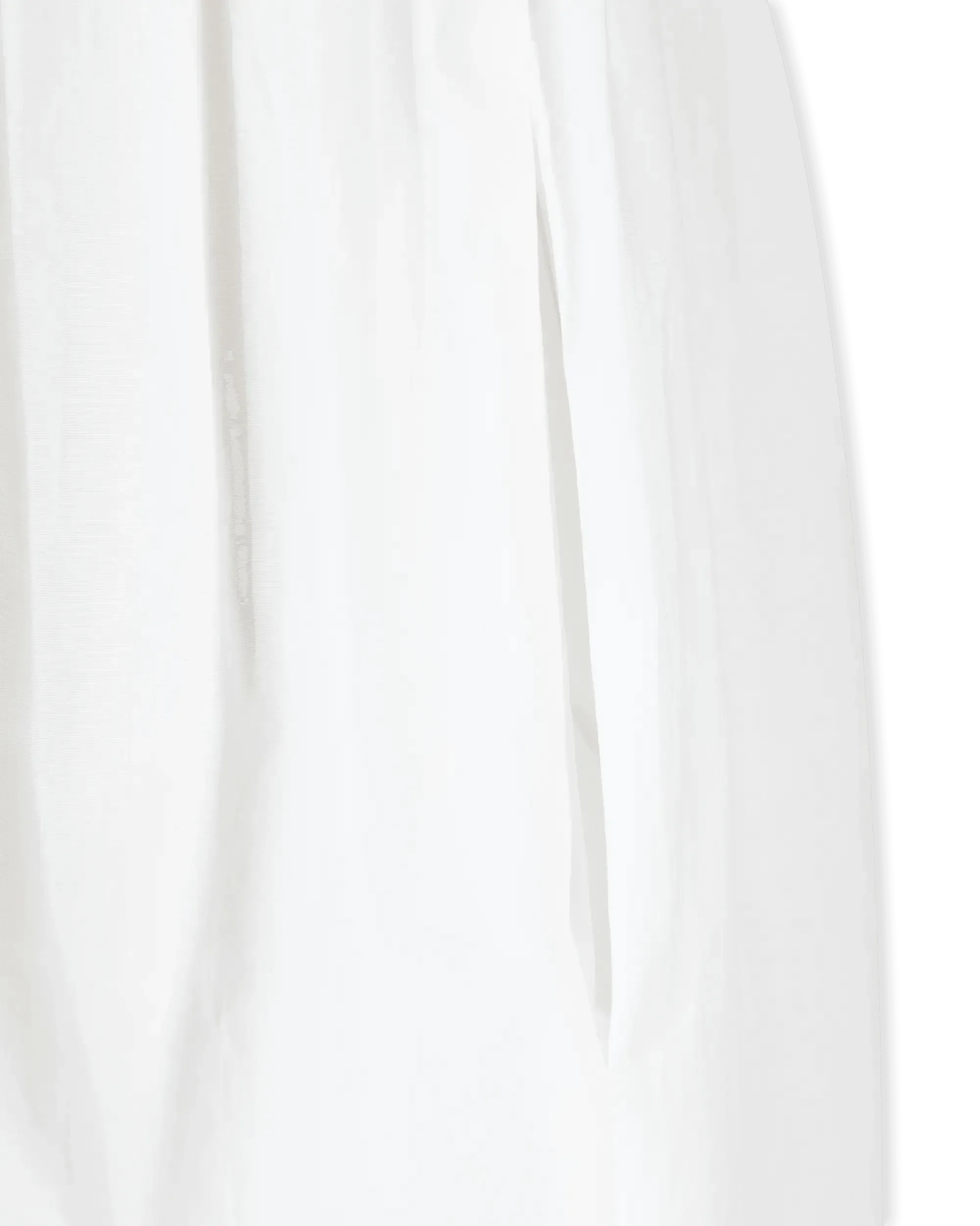 Floral Embroidered Short Sleeve White Dress