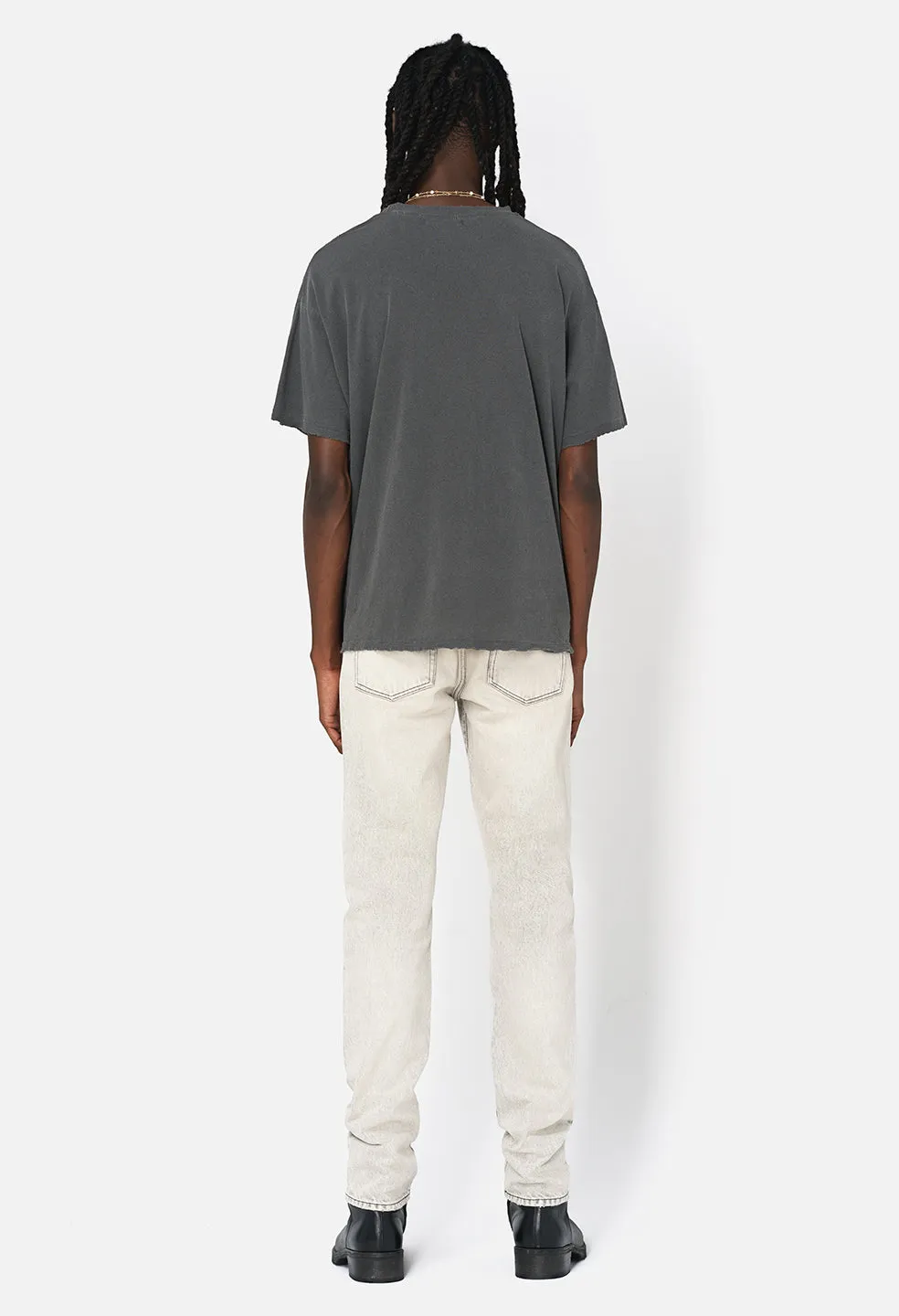 Folsom Cropped Tee / Vintage Black