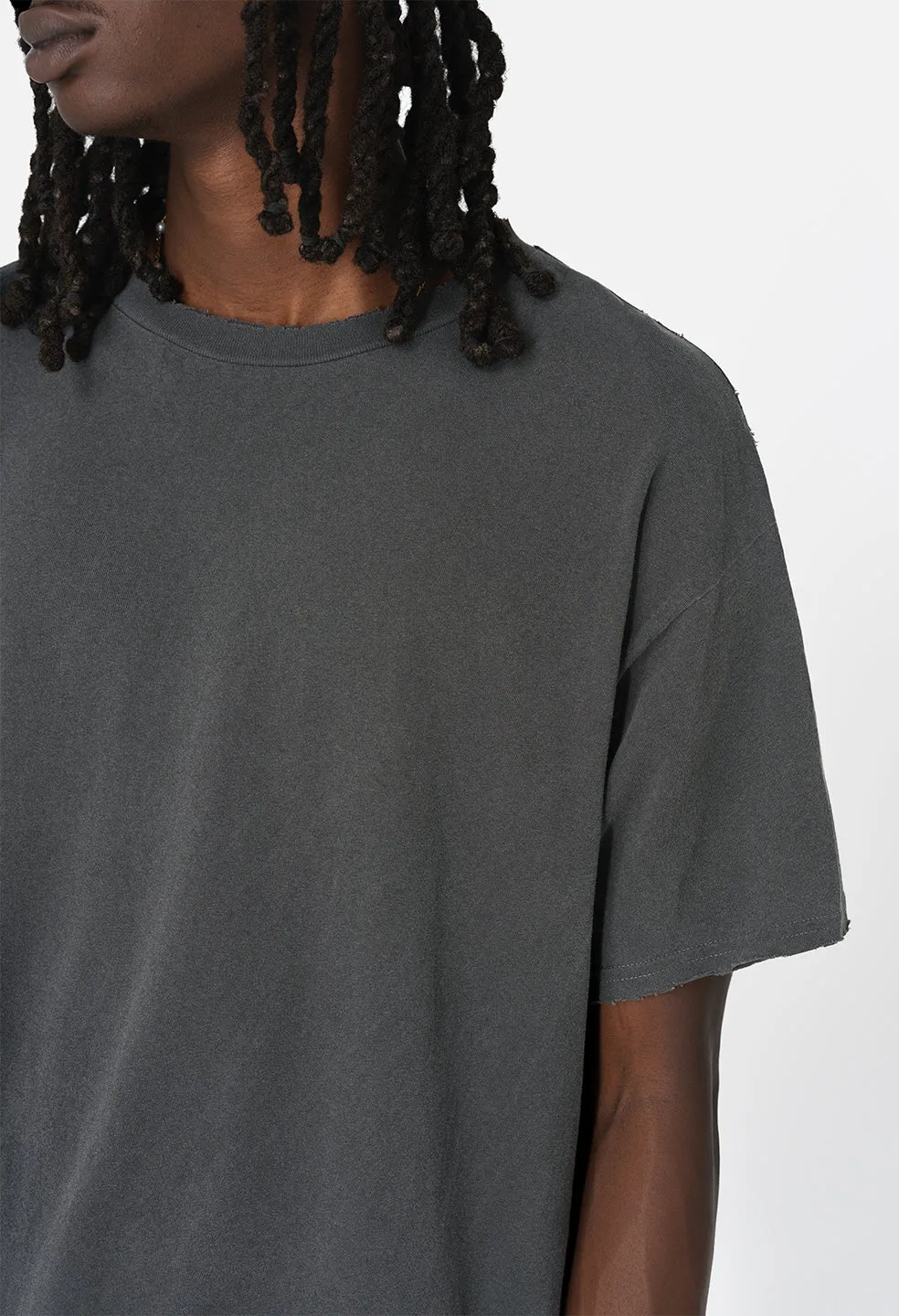 Folsom Cropped Tee / Vintage Black