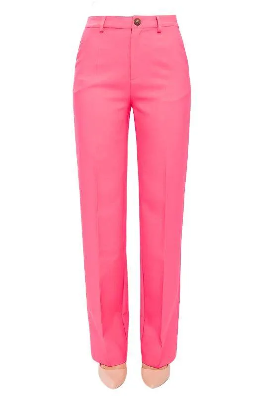 Formal Straight Leg Blazer Pants