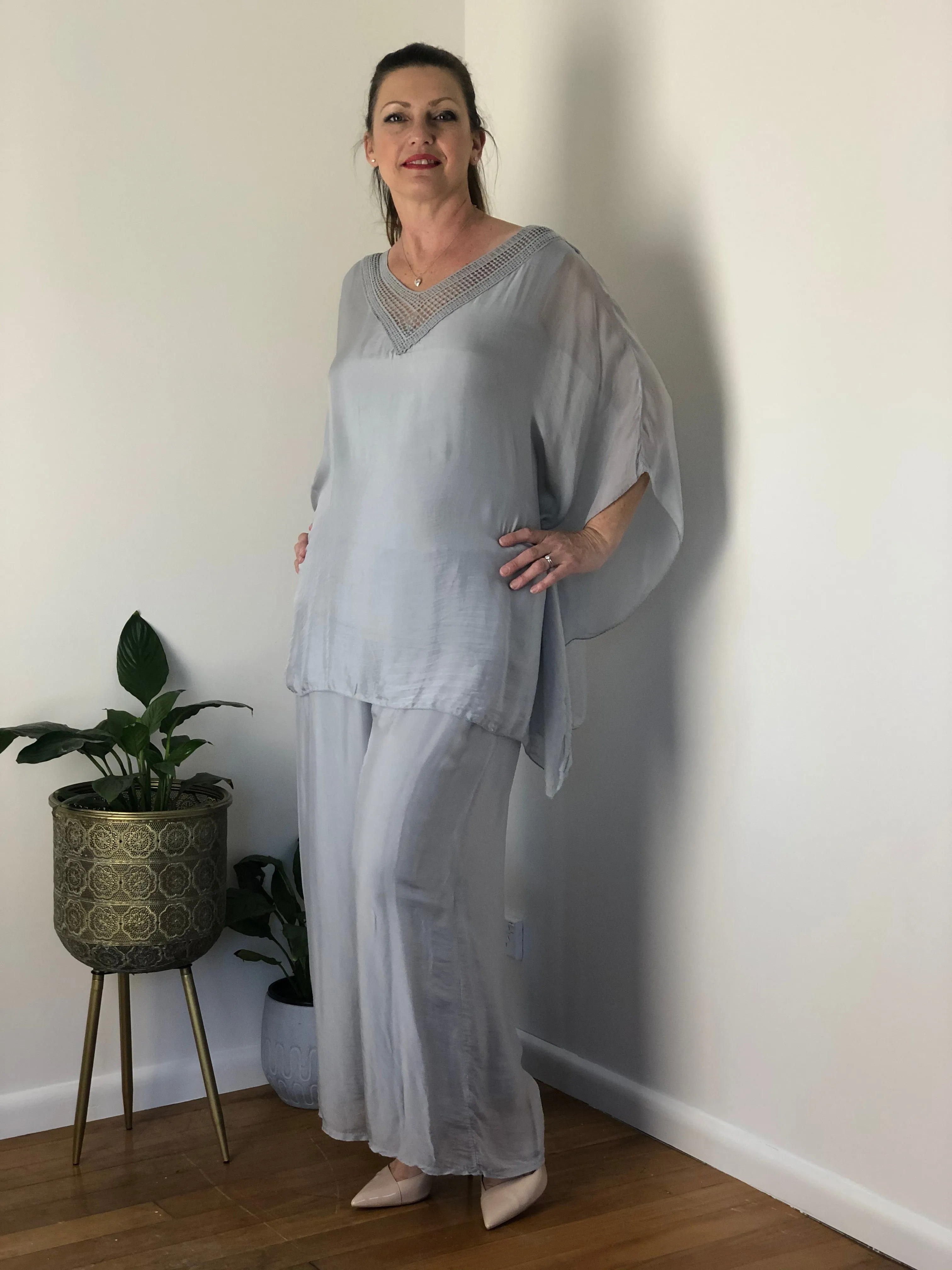 Fort Silver Silk Pants