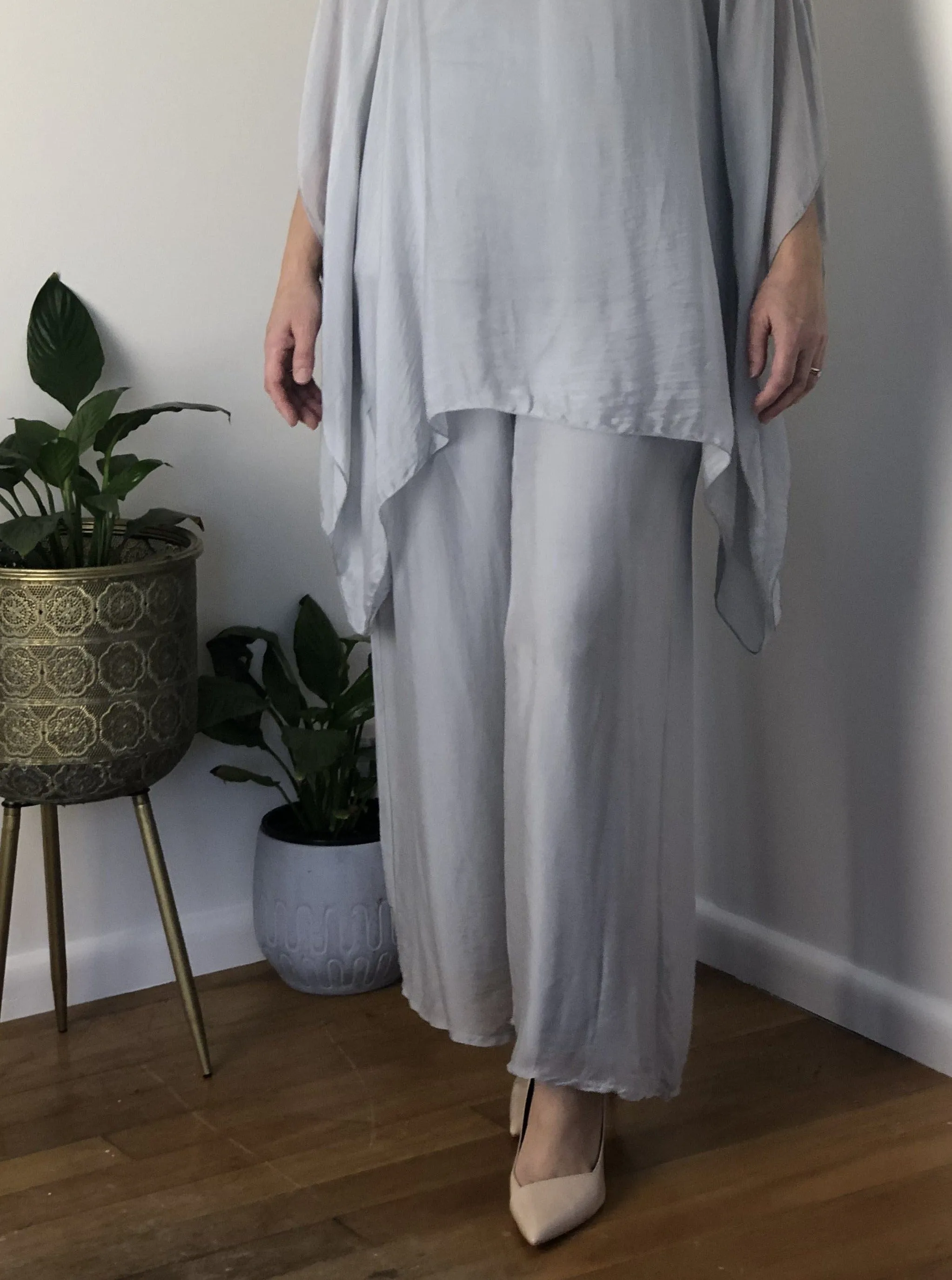 Fort Silver Silk Pants