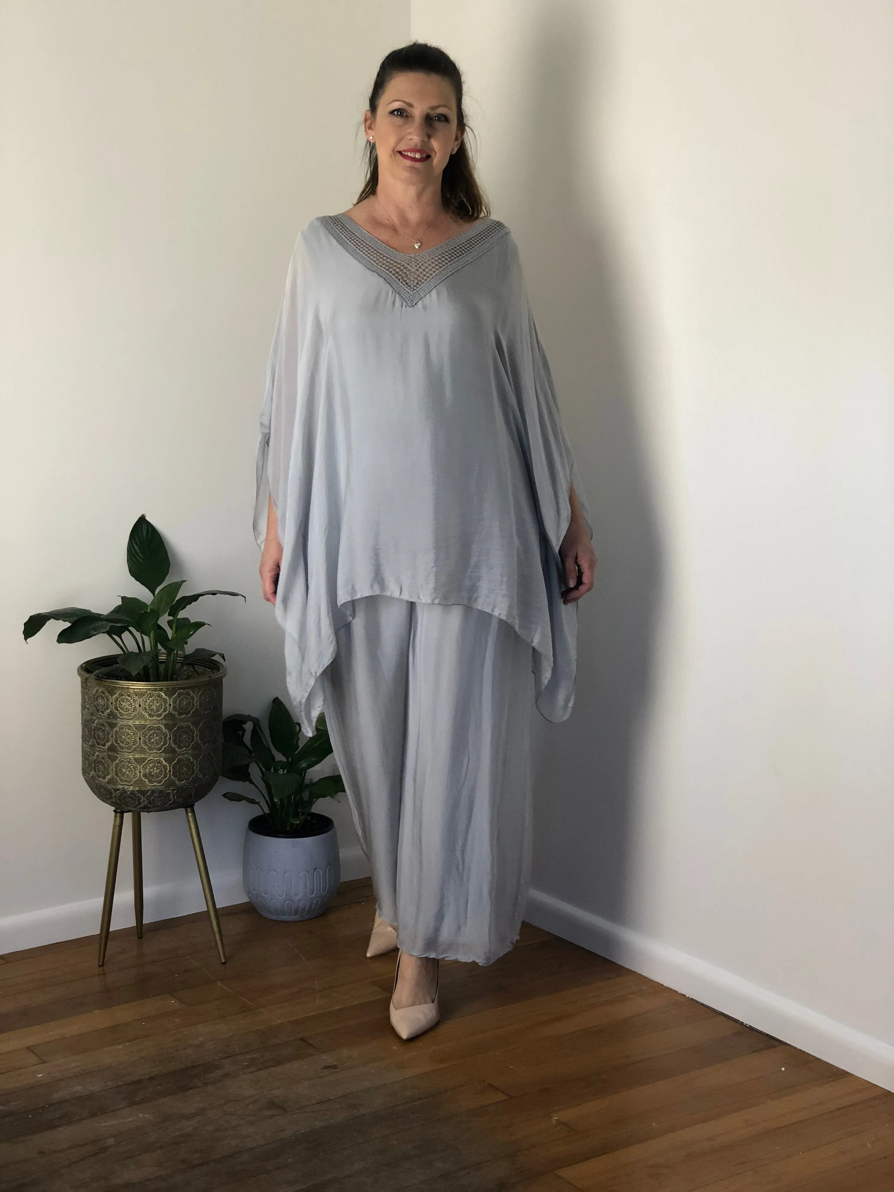 Fort Silver Silk Pants