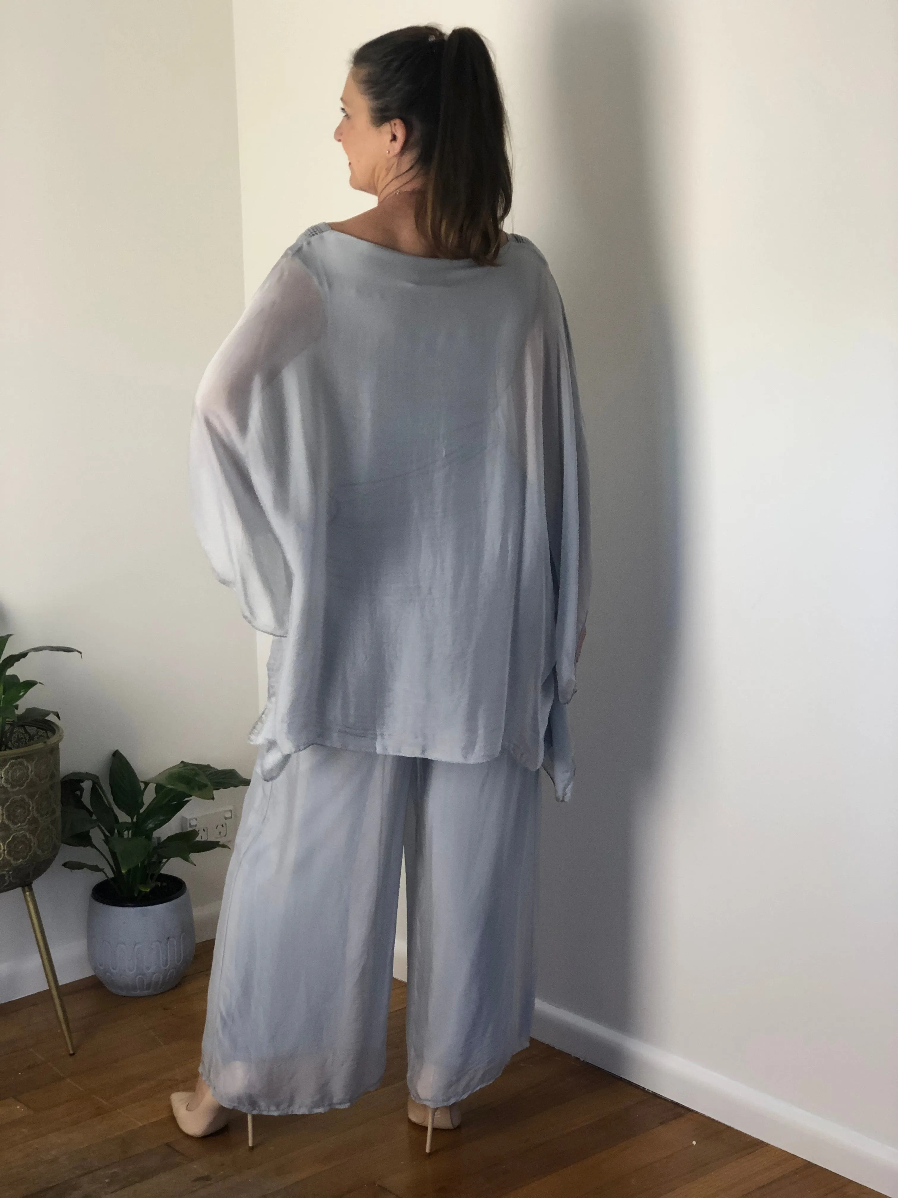 Fort Silver Silk Pants
