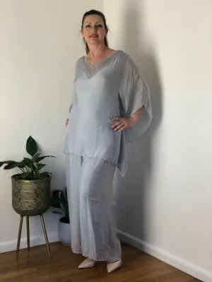 Fort Silver Silk Pants
