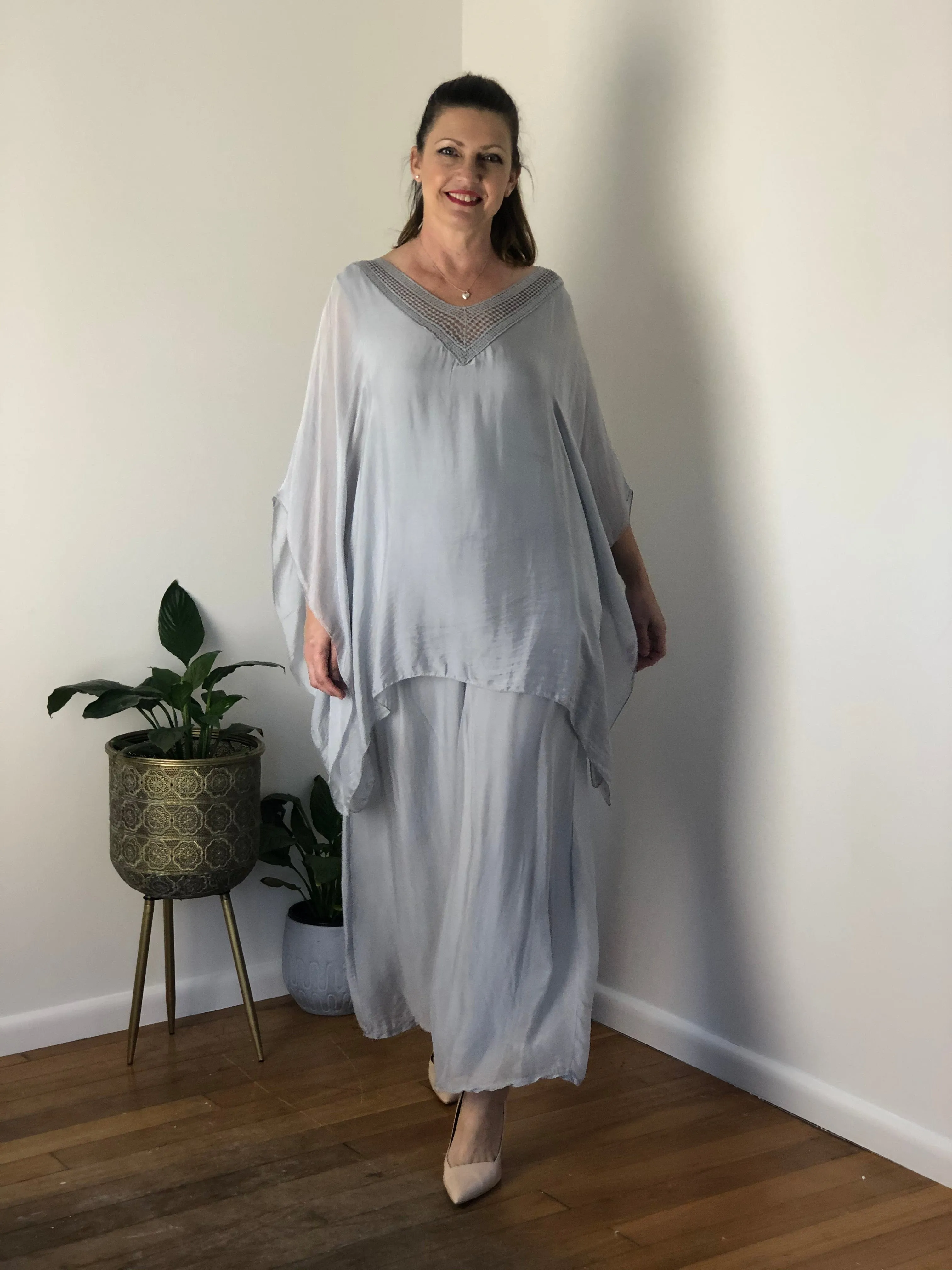 Fort Silver Silk Pants