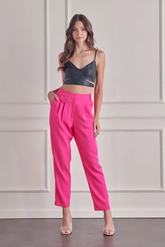 Front Pocket Pants (Very Berry or English Blue)