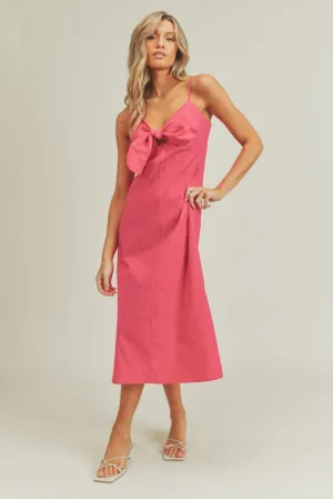 Fuchsia Midi Dress