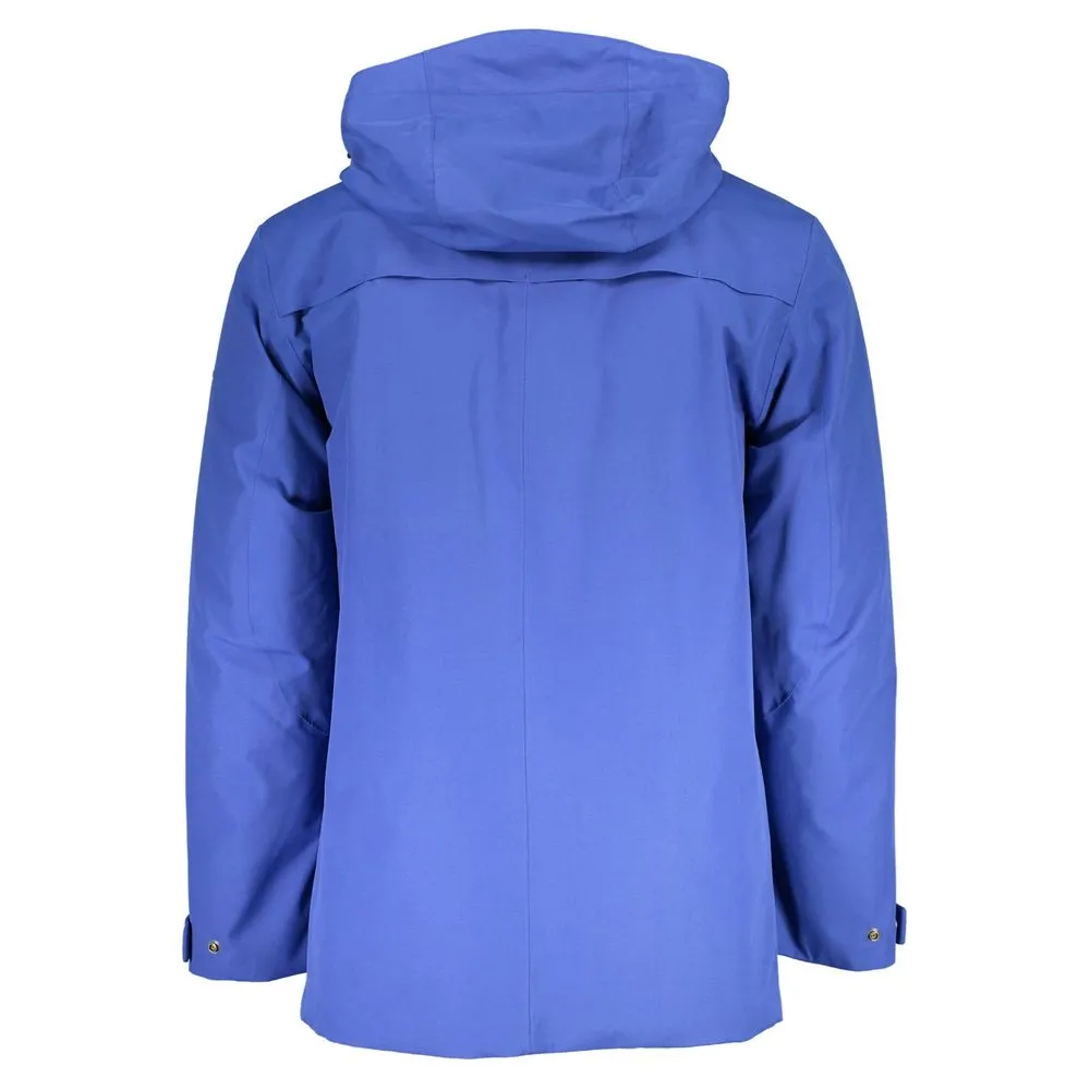 Gant Blue Cotton Men Jacket