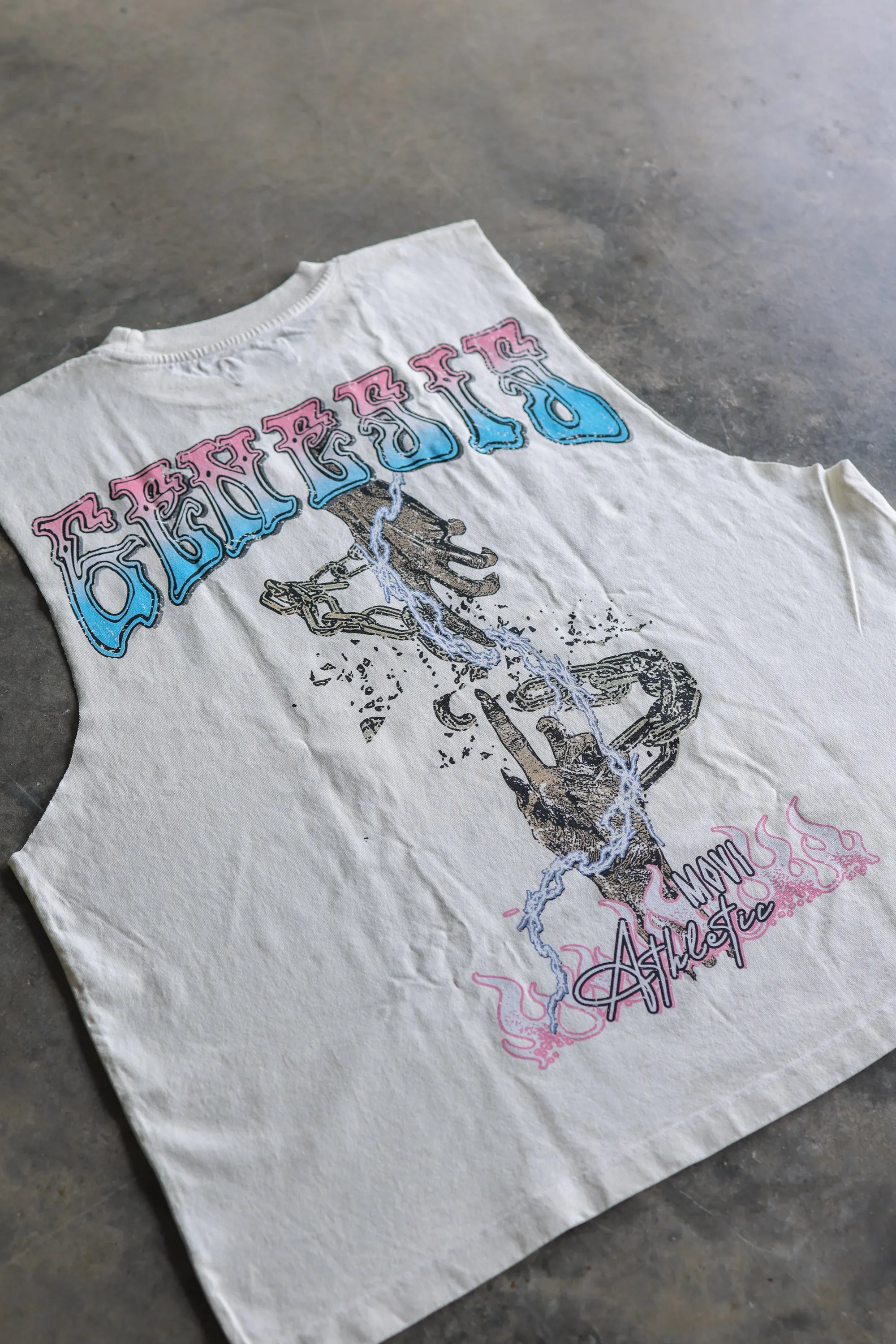 GENESIS RISING CUT-OFF - OFF WHITE