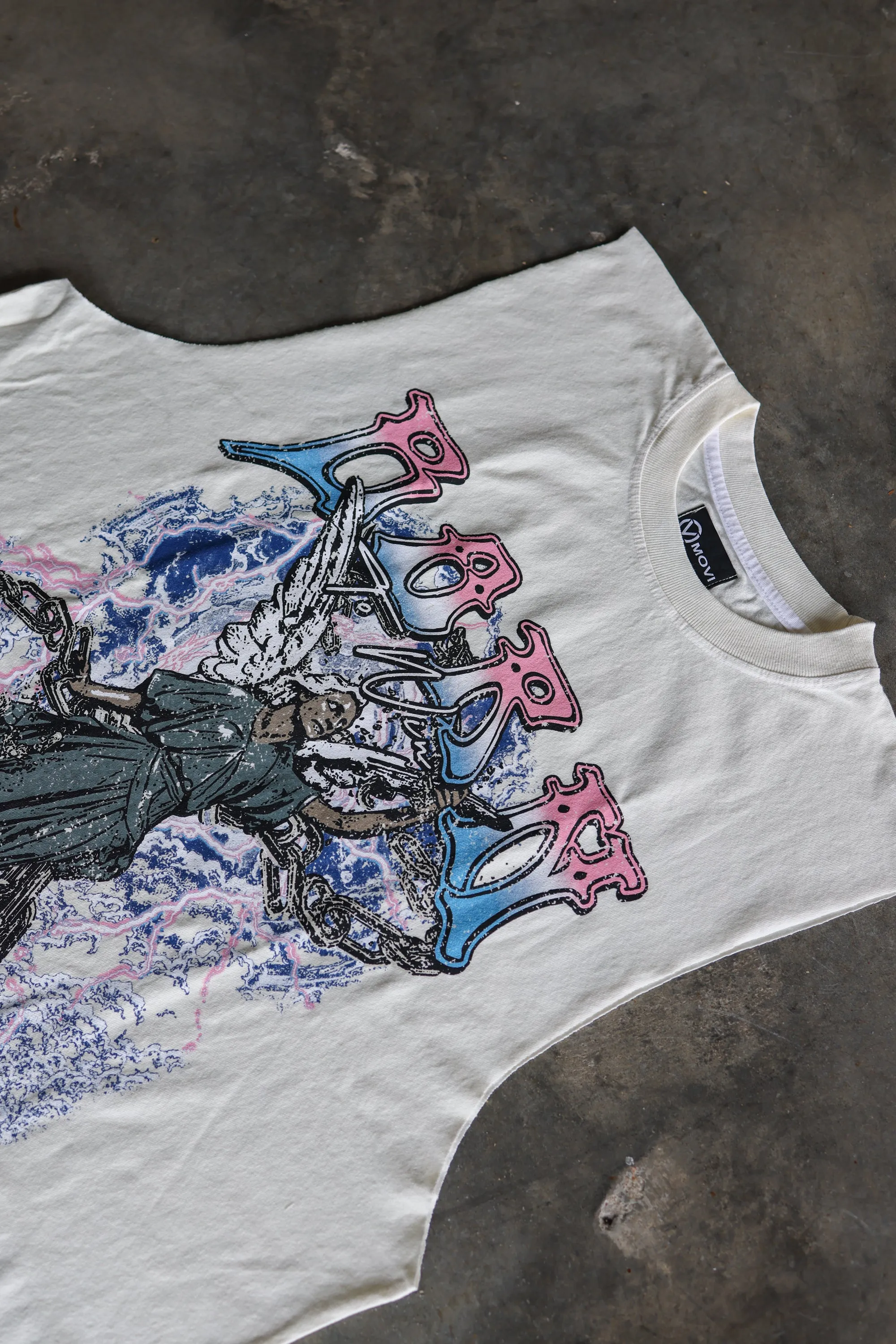 GENESIS RISING CUT-OFF - OFF WHITE