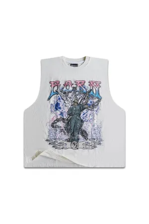 GENESIS RISING CUT-OFF - OFF WHITE