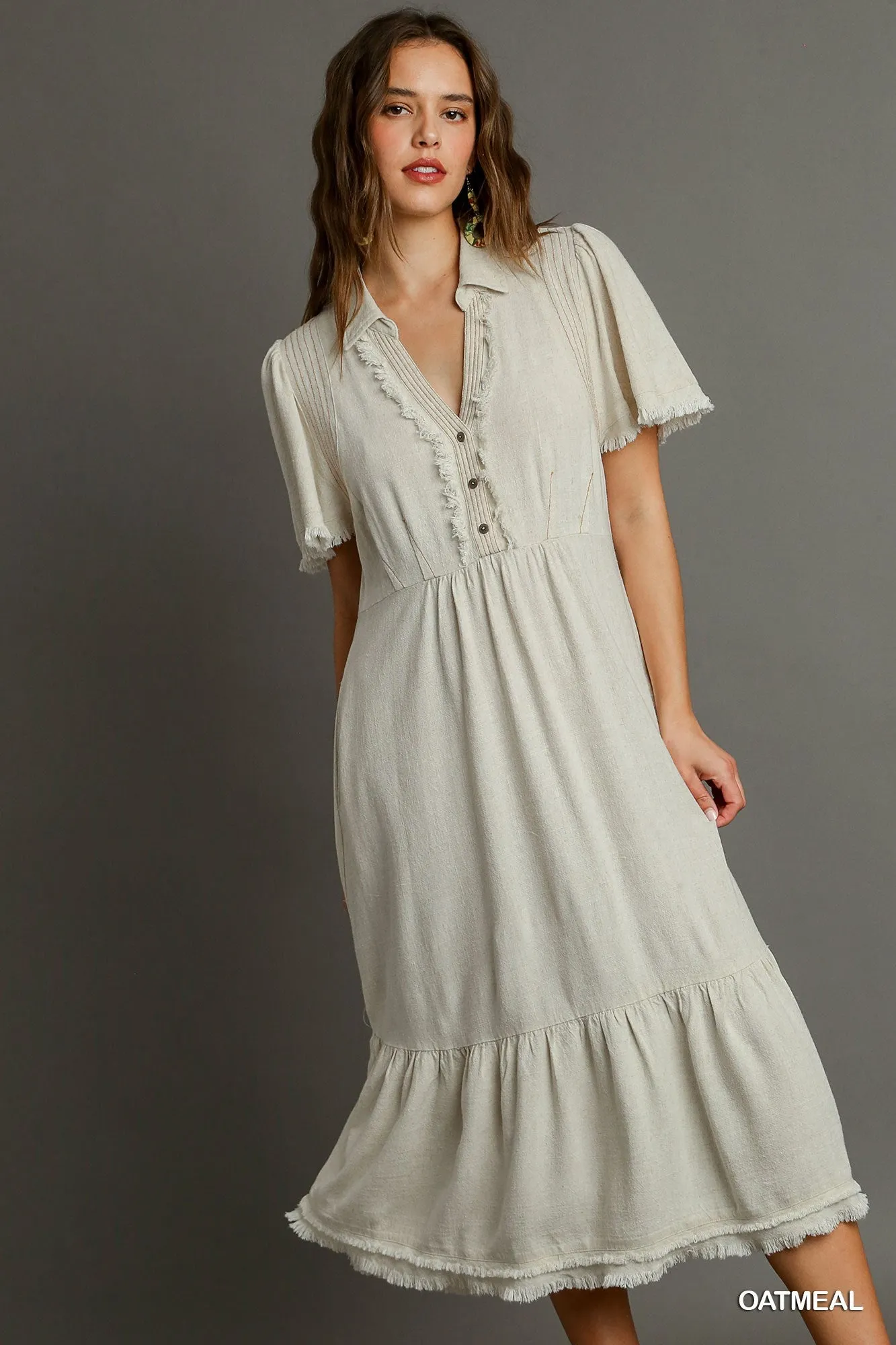 GRACIE DRESS OATMEAL