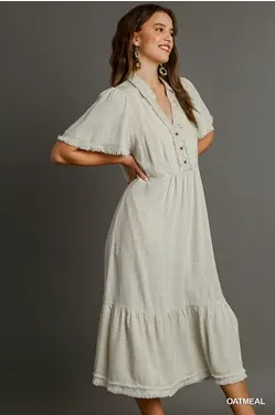 GRACIE DRESS OATMEAL