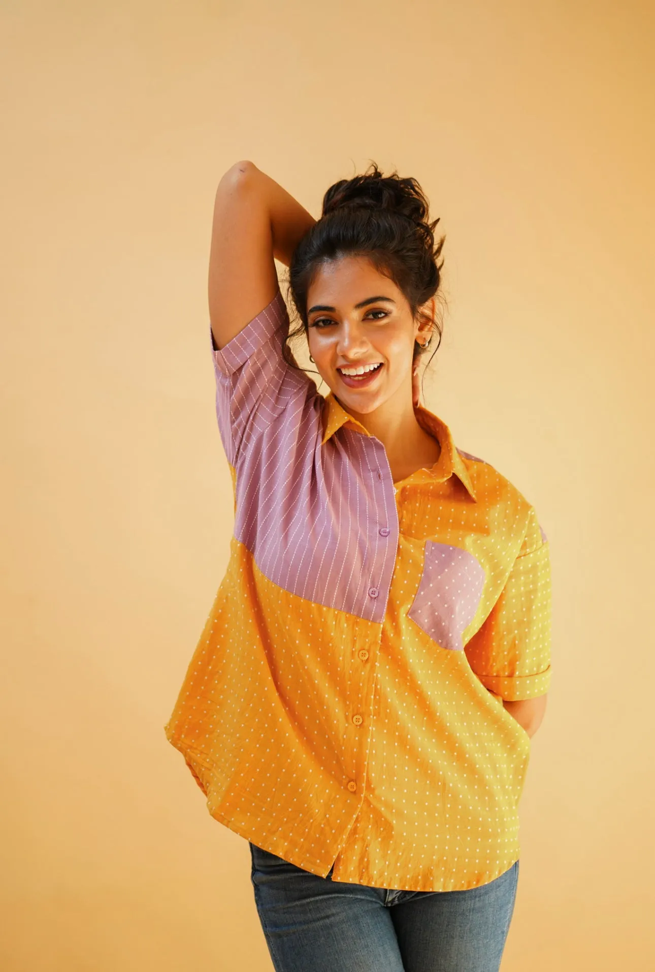 Handloom Boxy Shirt