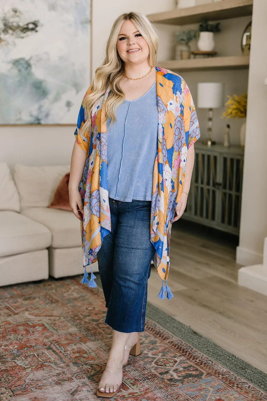 Hazel Blues® |  Hayes High Rise Wide Leg Crop Jeans
