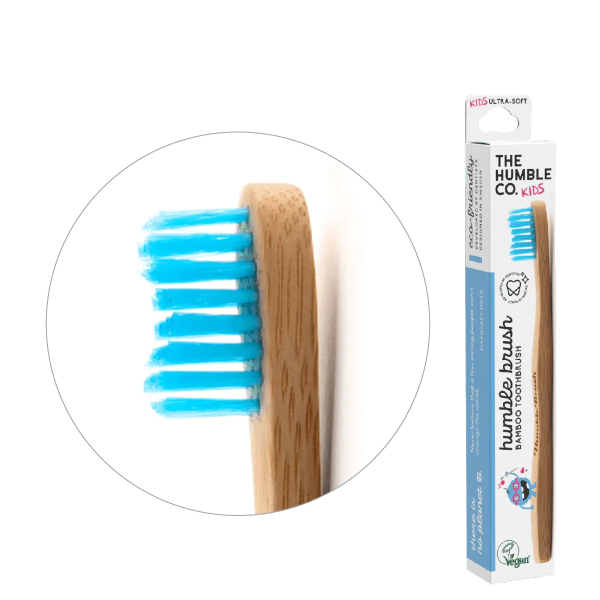 Humble Brush Kids Bamboo Toothbrush - Ultra Soft