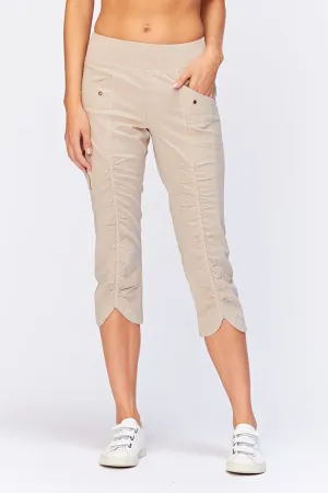 Iris crop pants in sand