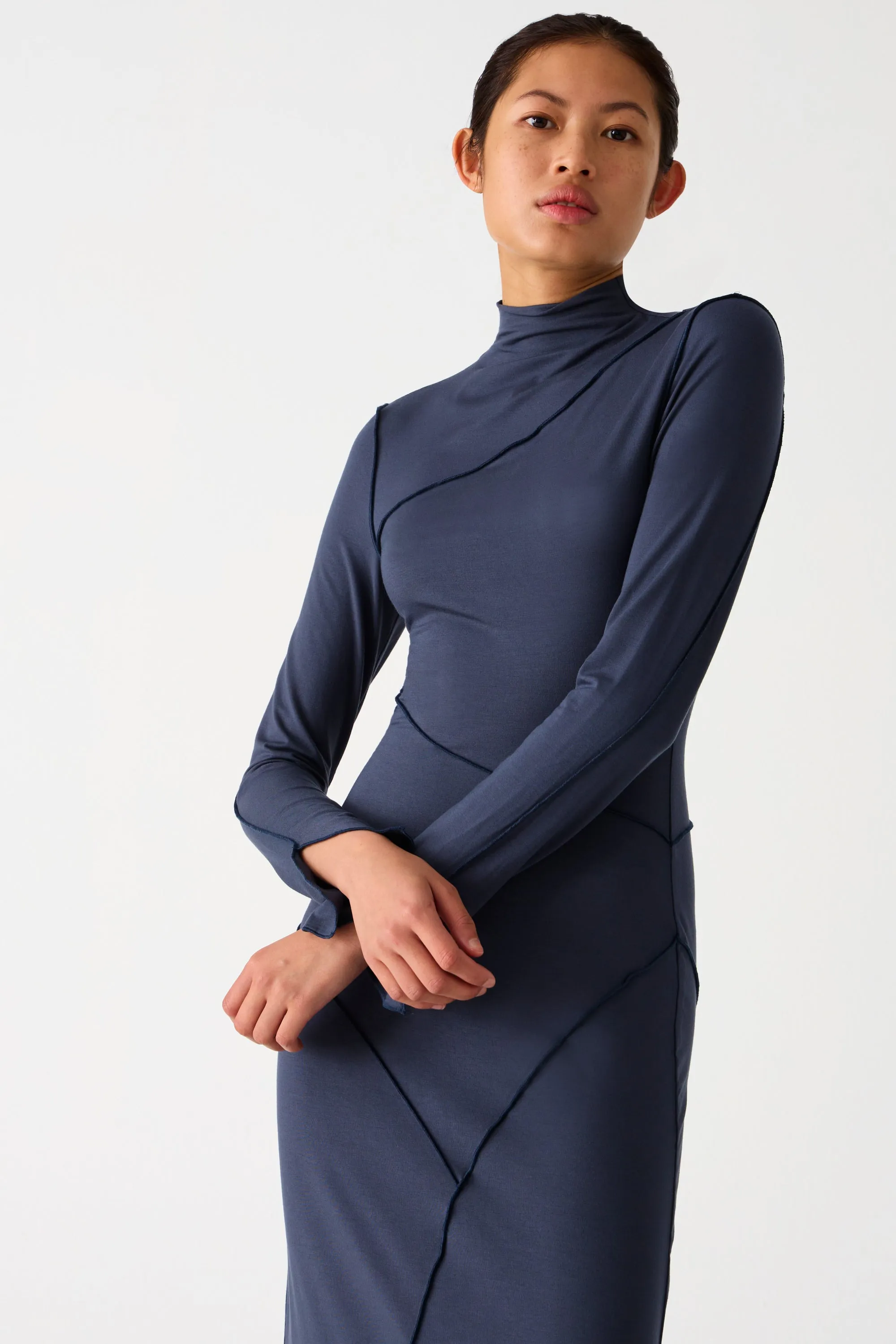 ISHMAEL JERSEY MIDI DRESS