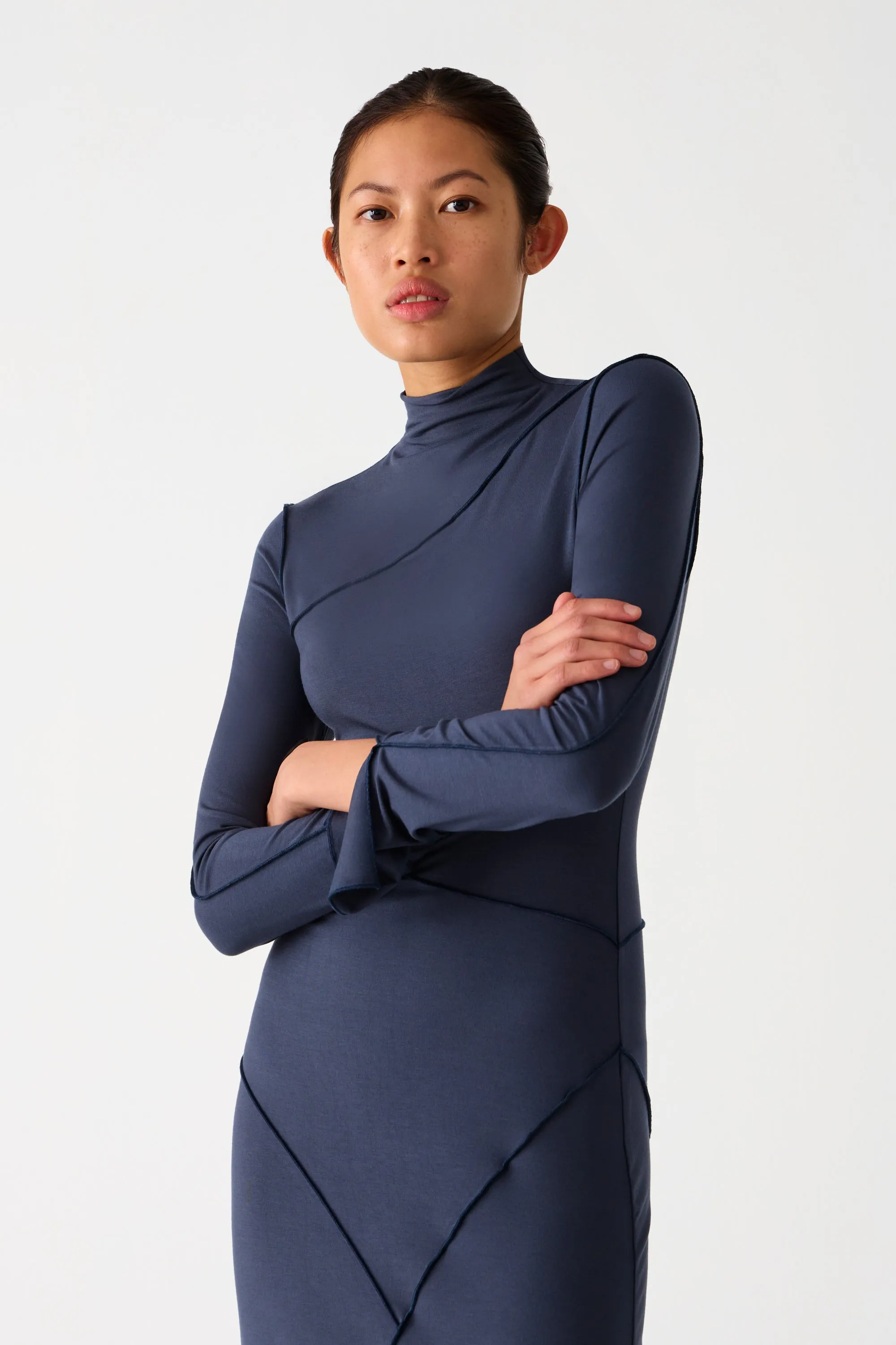 ISHMAEL JERSEY MIDI DRESS