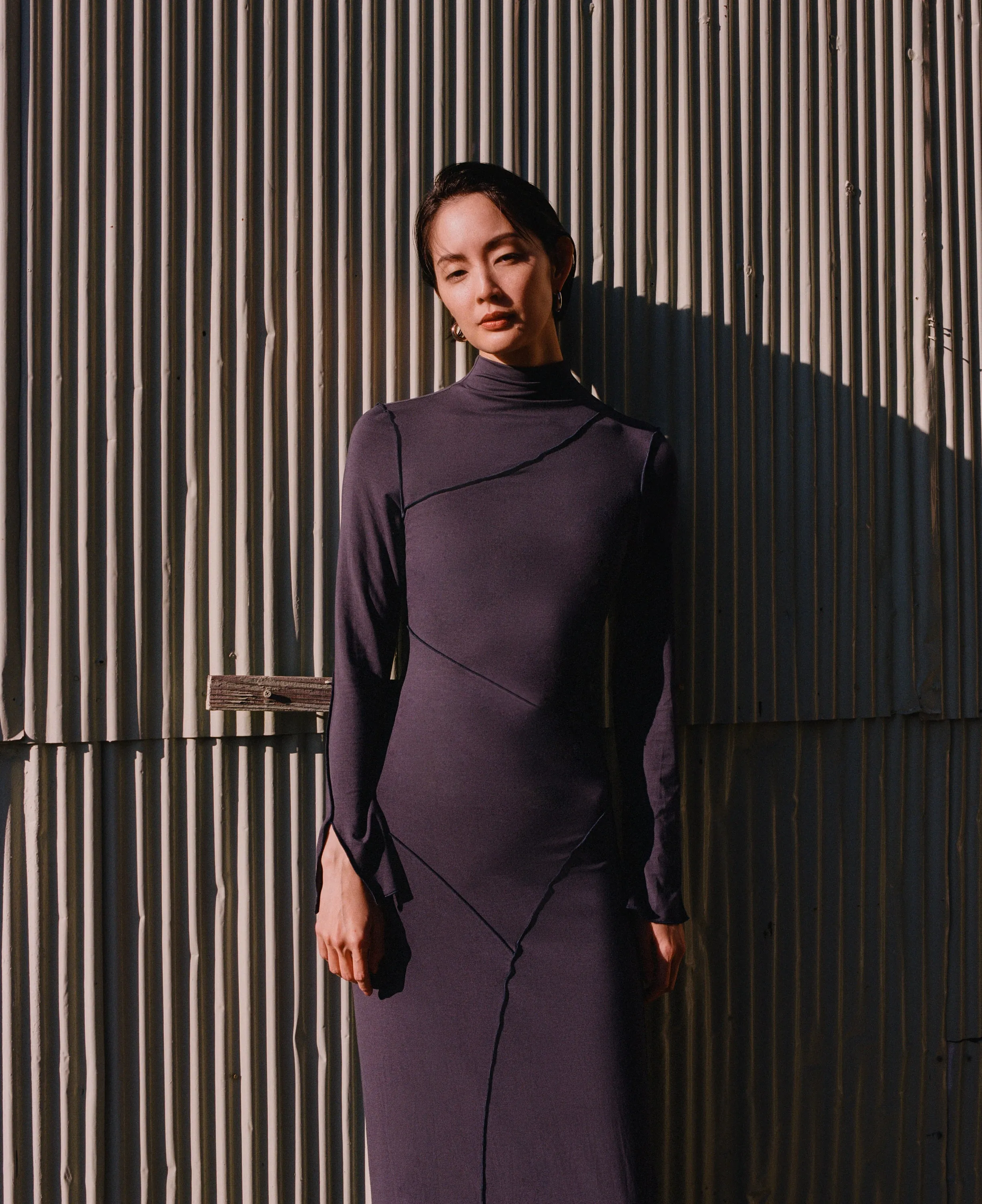 ISHMAEL JERSEY MIDI DRESS