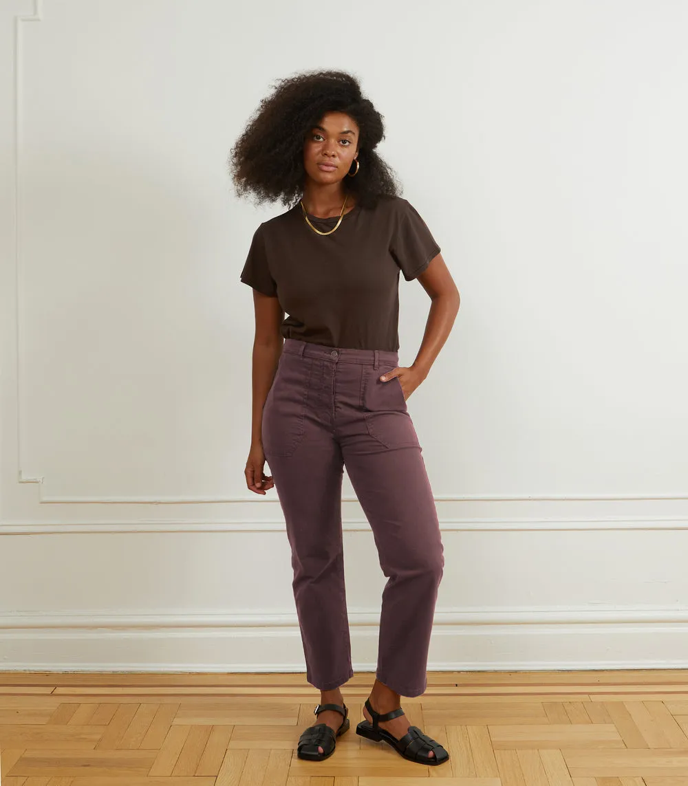 James Straight Leg Work Pants in Espresso