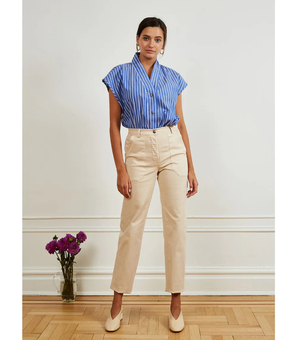James Straight Leg Work Pants in Espresso