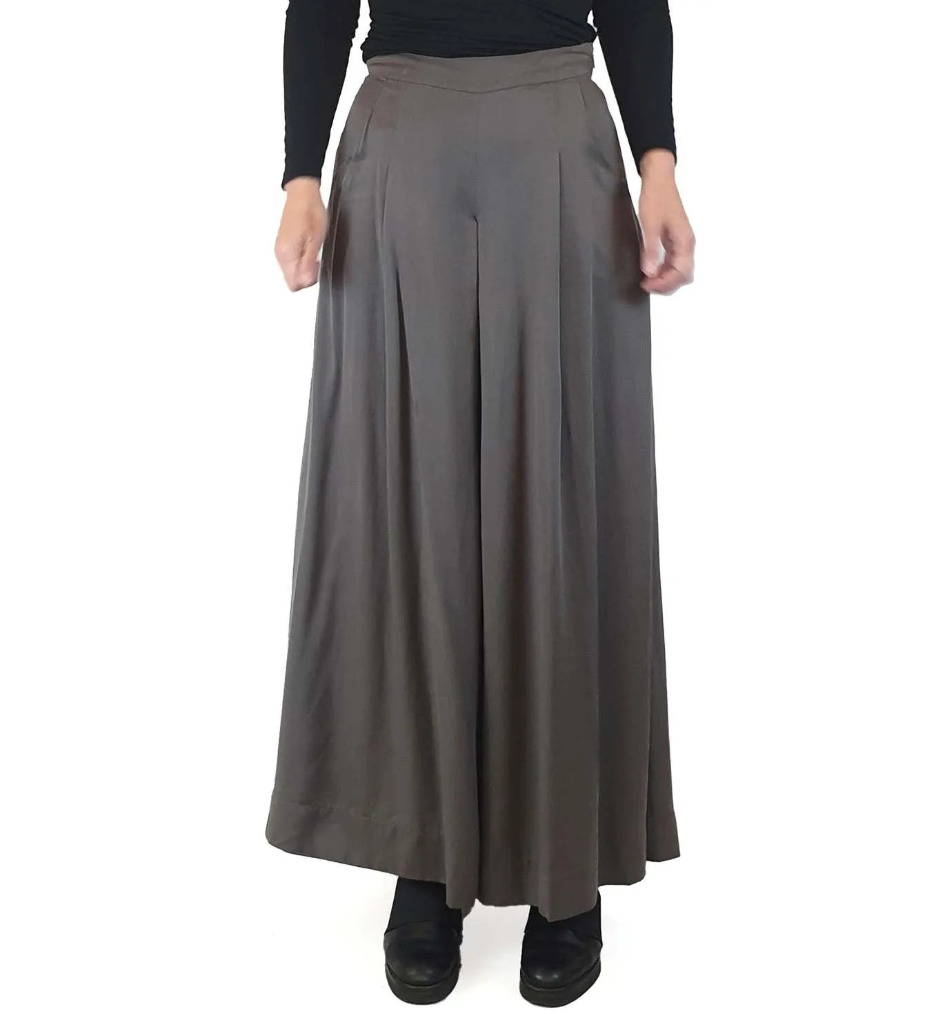 Jolet neutral grey wide leg pants with pockets size 8