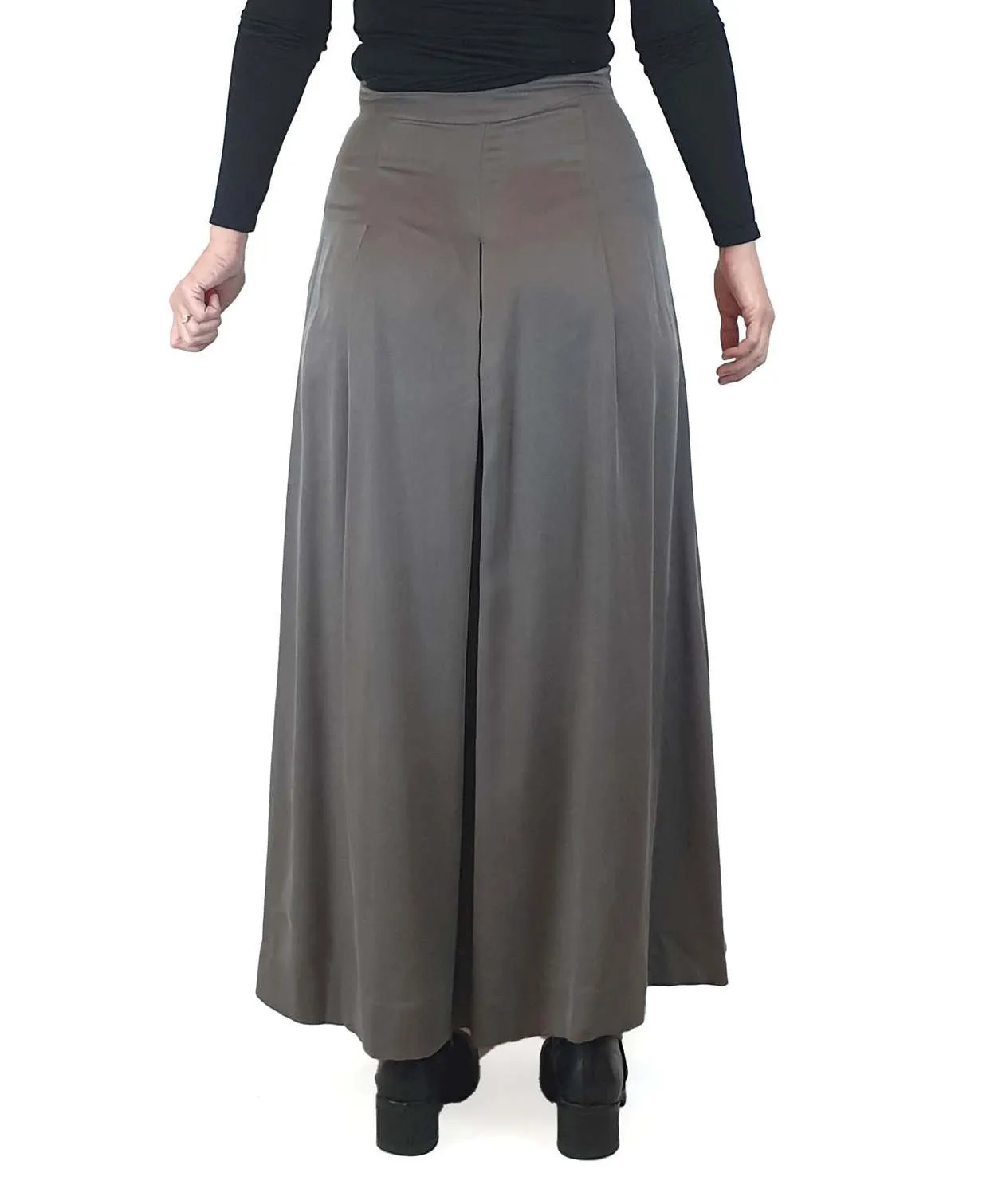 Jolet neutral grey wide leg pants with pockets size 8