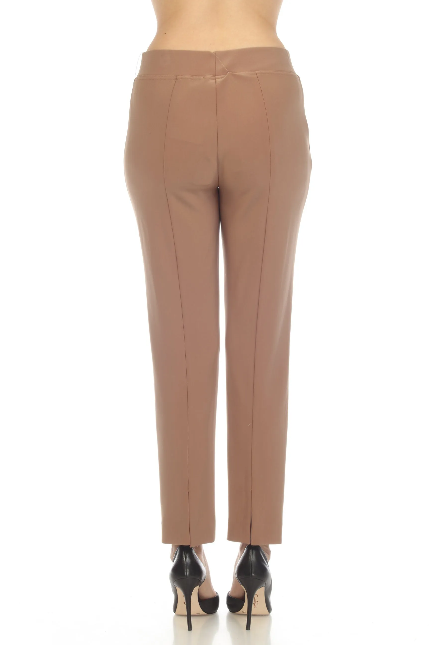 Joseph Ribkoff Back Slit Straight Leg Pull On Pants 143105 VIP
