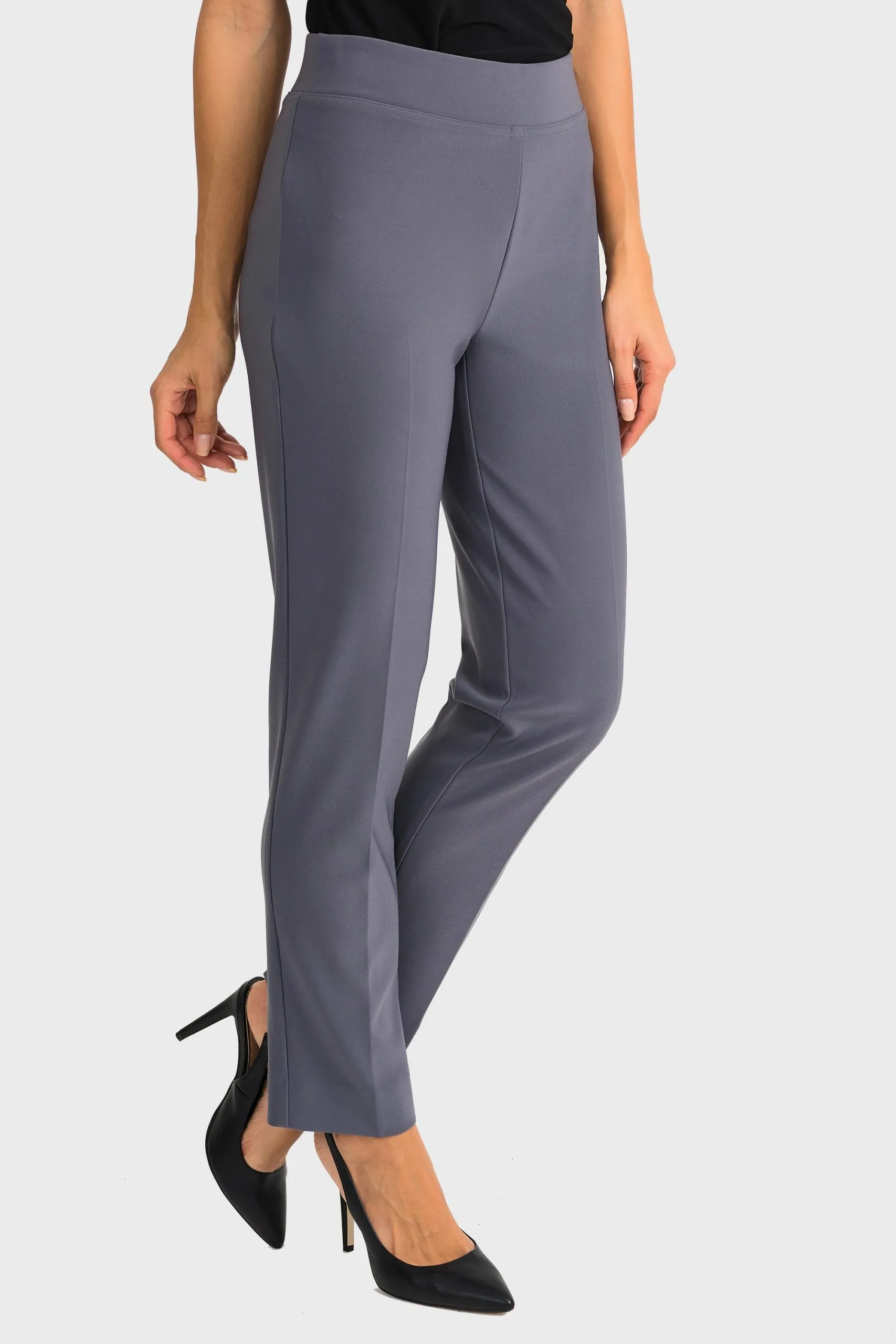 Joseph Ribkoff Back Slit Straight Leg Pull On Pants 143105 VIP