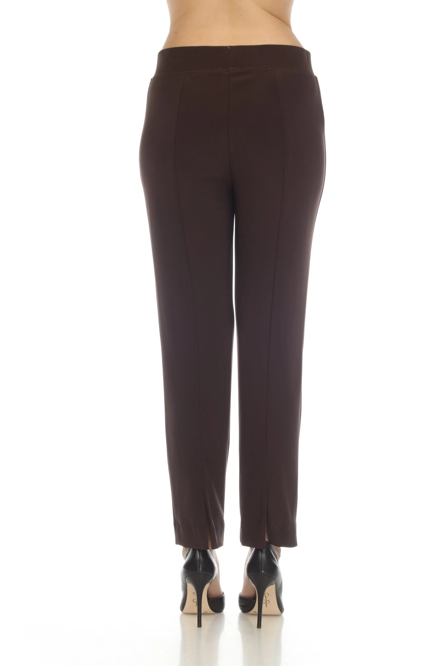 Joseph Ribkoff Back Slit Straight Leg Pull On Pants 143105 VIP