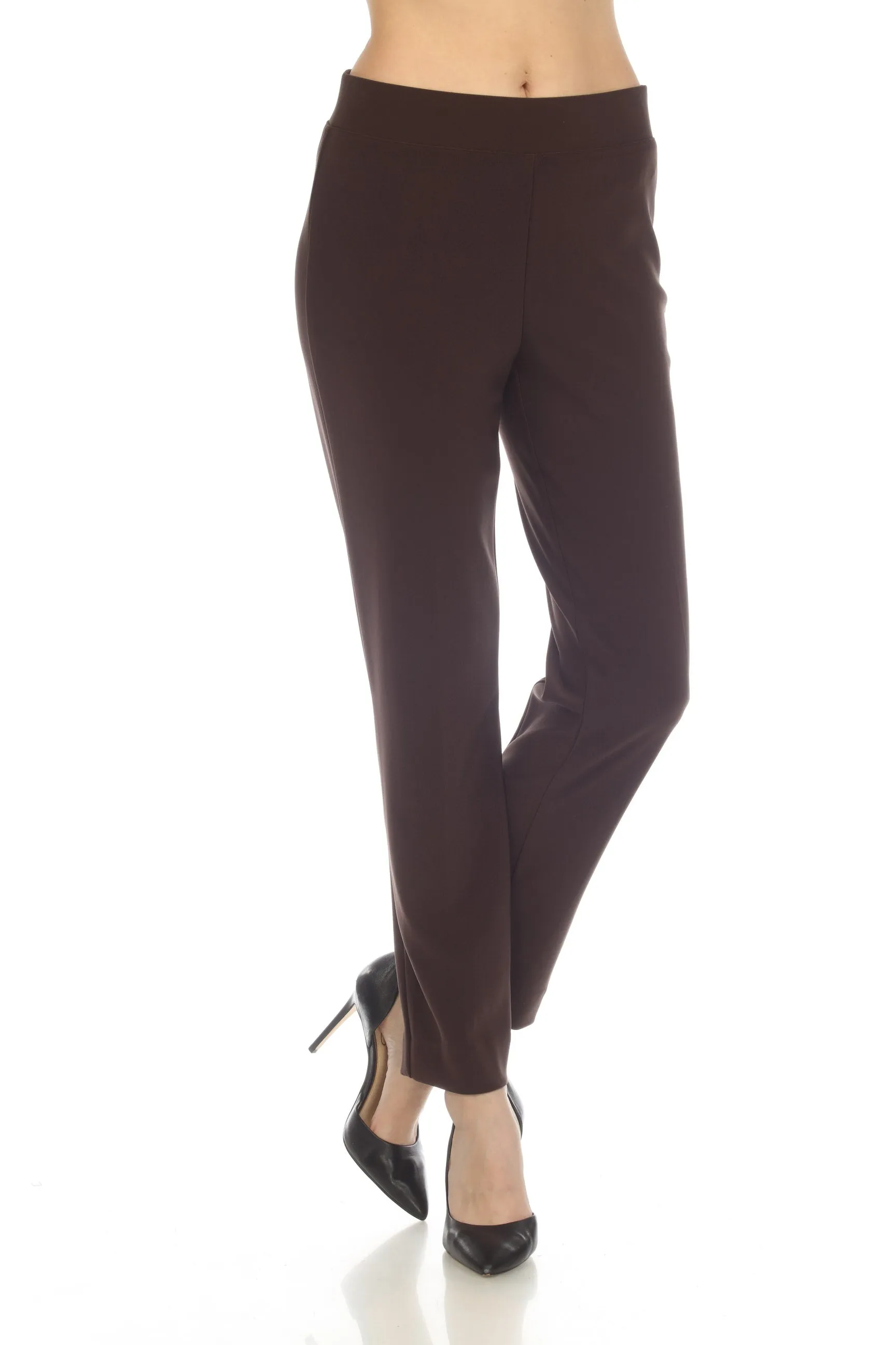 Joseph Ribkoff Back Slit Straight Leg Pull On Pants 143105 VIP
