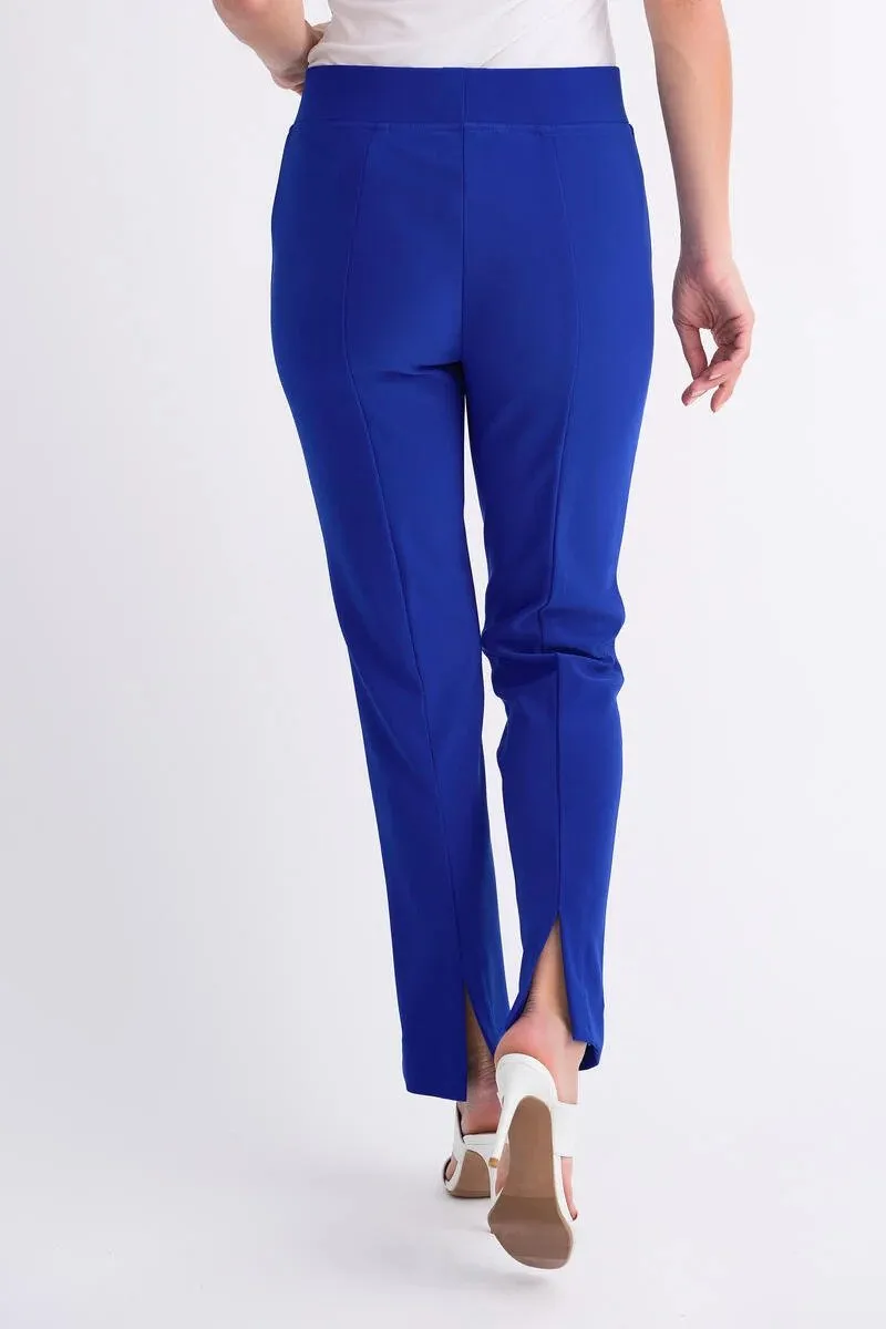 Joseph Ribkoff Back Slit Straight Leg Pull On Pants 143105 VIP