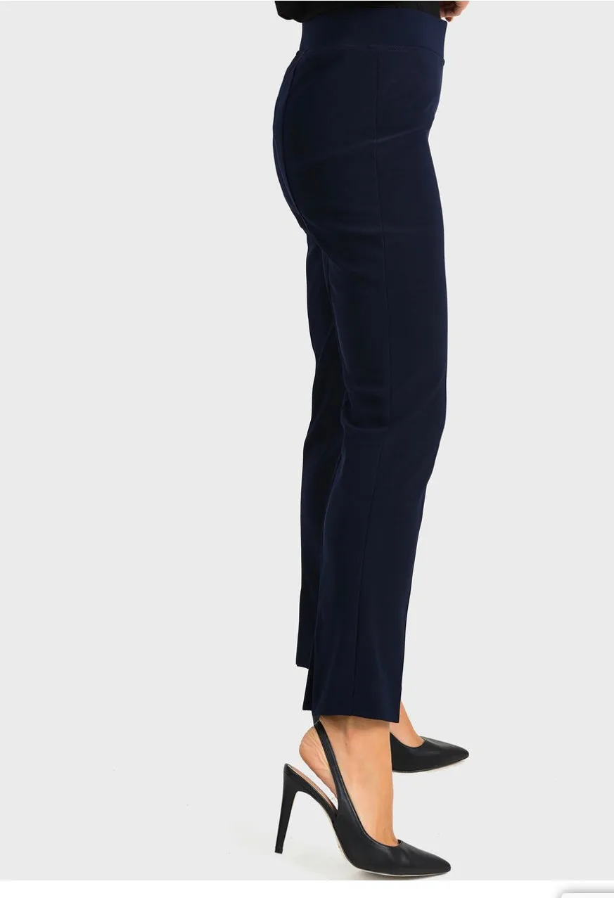 Joseph Ribkoff Back Slit Straight Leg Pull On Pants 143105 VIP