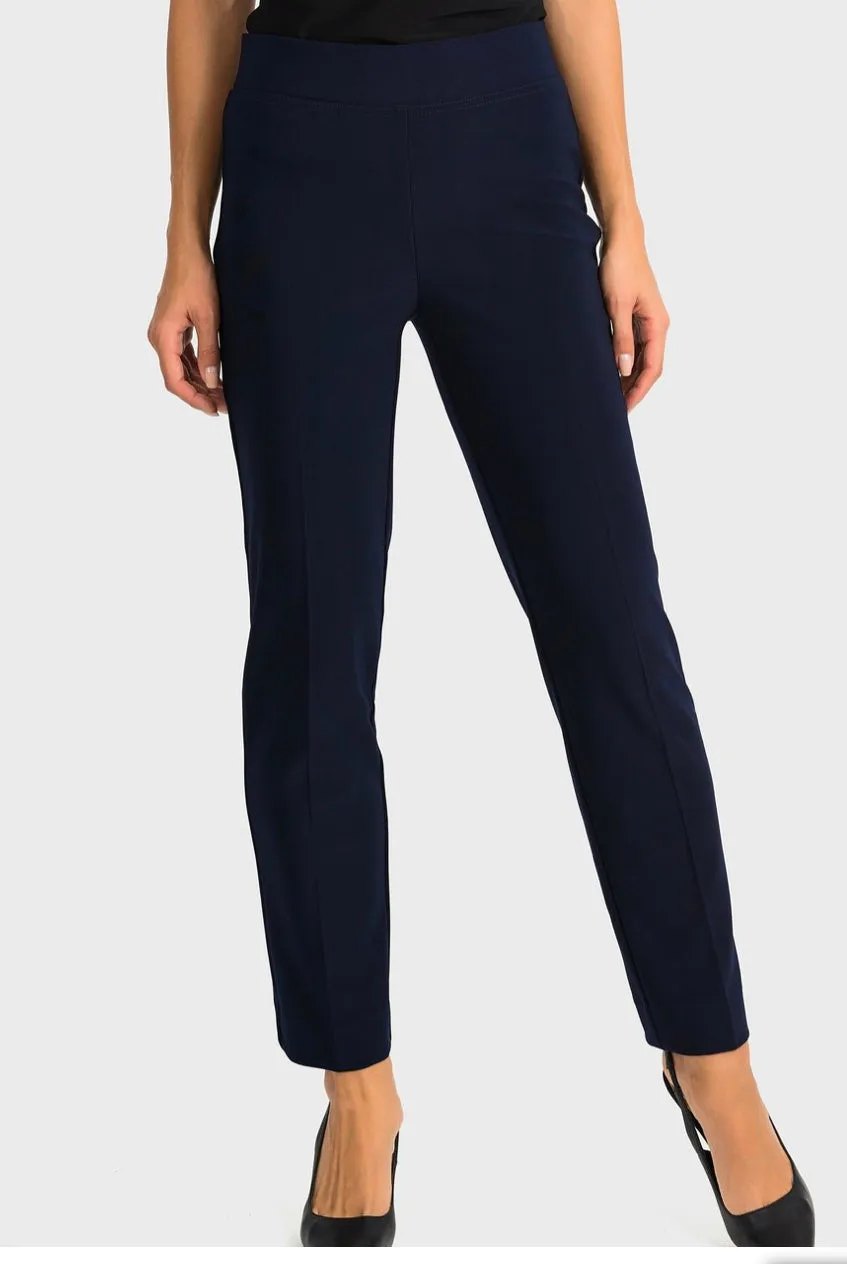 Joseph Ribkoff Back Slit Straight Leg Pull On Pants 143105 VIP