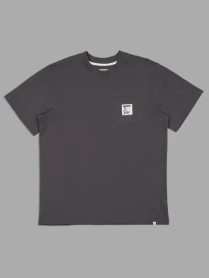 JUST ANOTHER FISHERMAN QUALITY HEAVY SHORE TEE - STONE