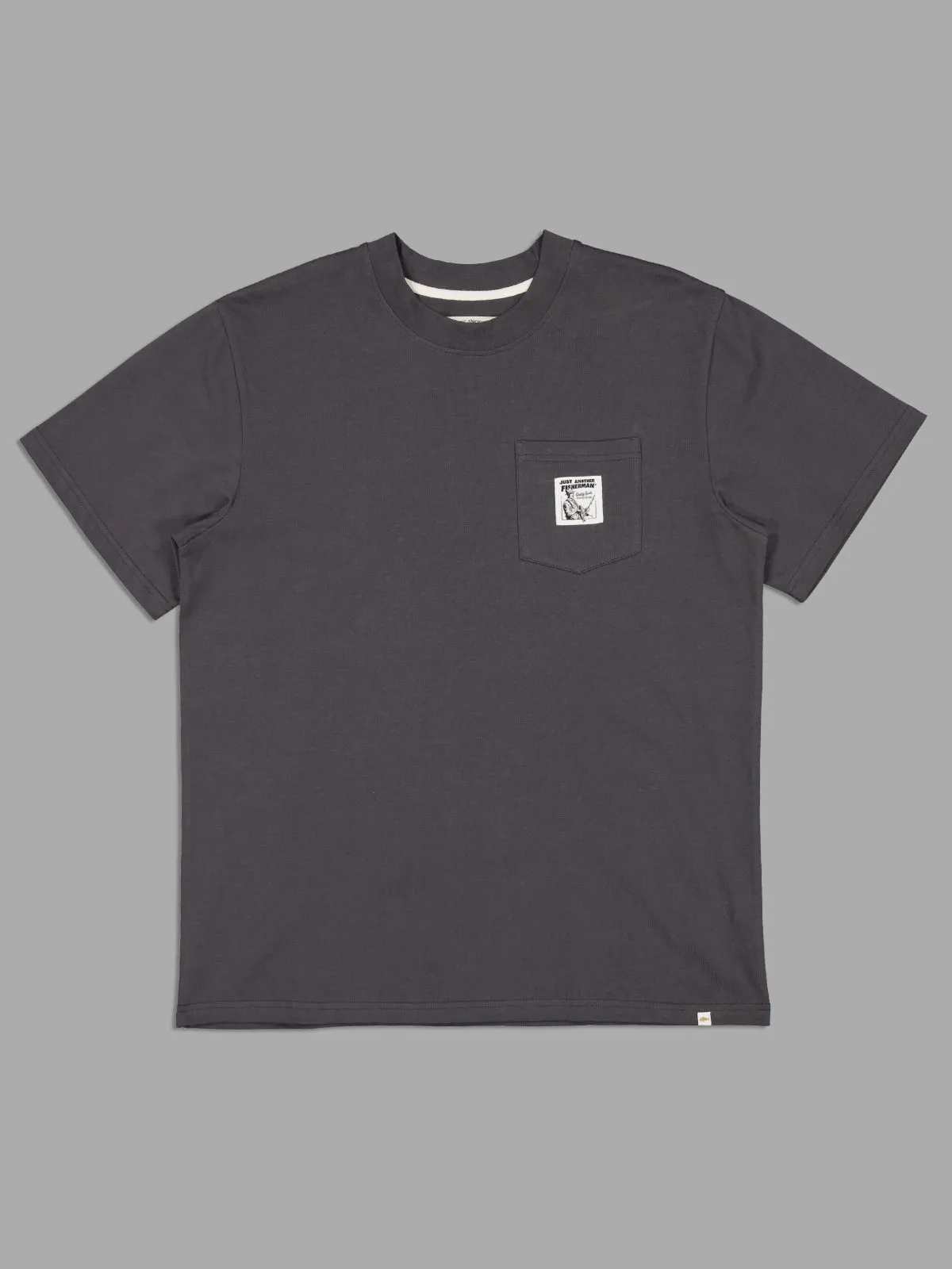 JUST ANOTHER FISHERMAN QUALITY HEAVY SHORE TEE - STONE