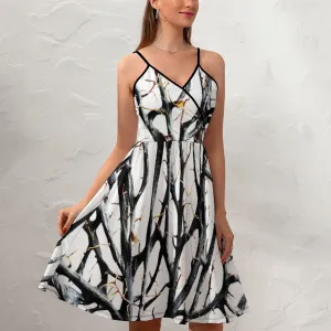 Kaimana Noir Women's Slip Dress Black Coral