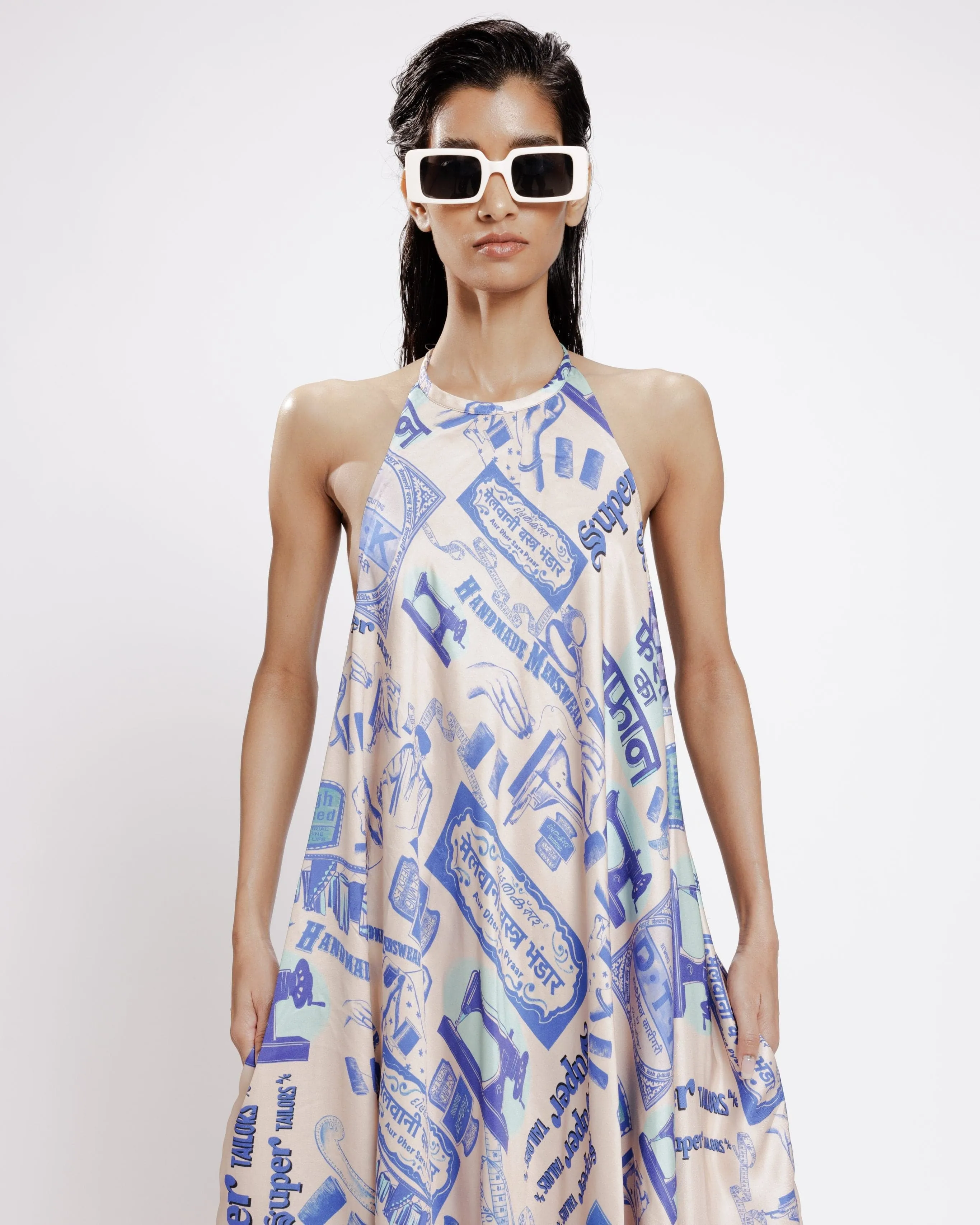 Karkhana Halter Slip Dress