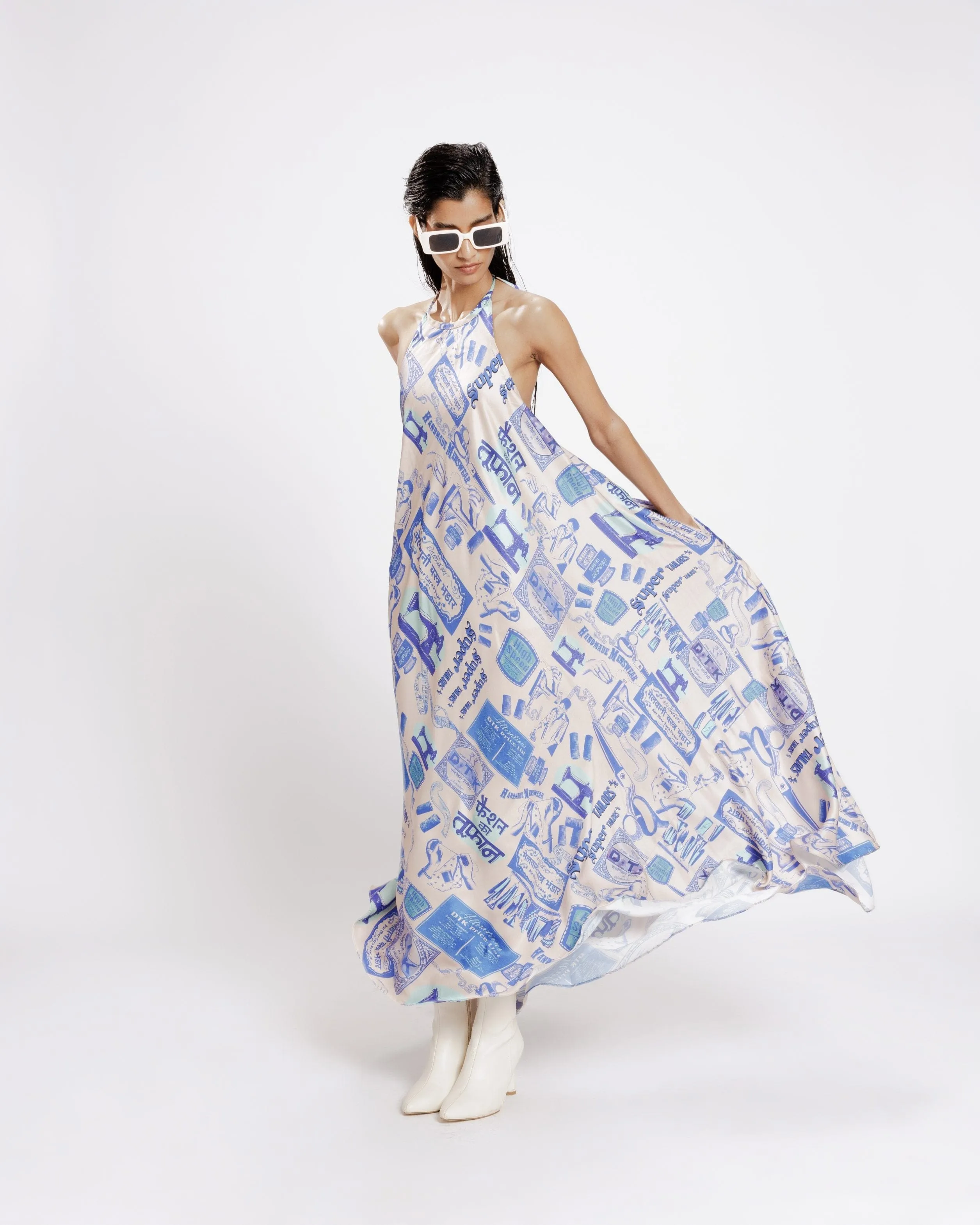 Karkhana Halter Slip Dress