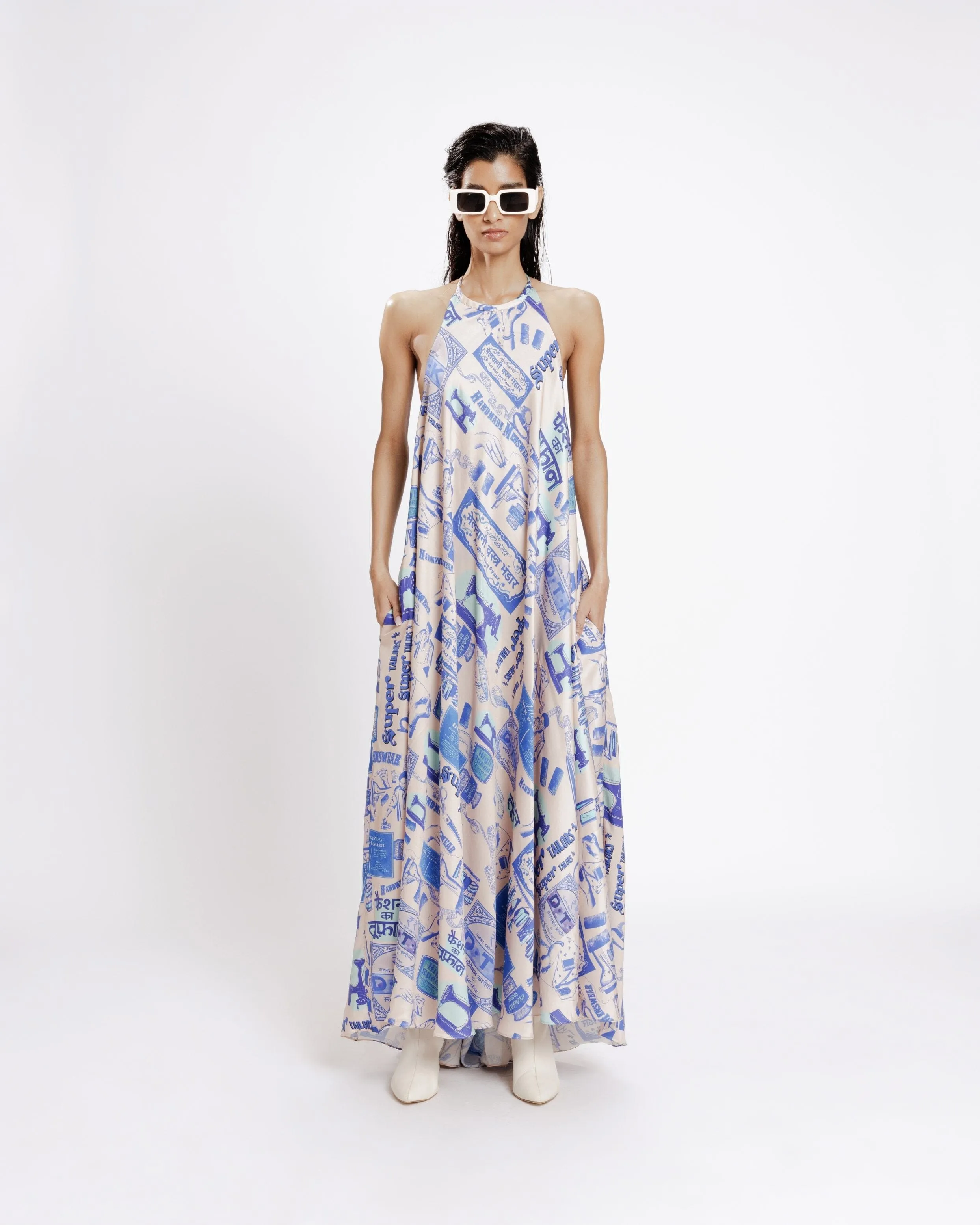 Karkhana Halter Slip Dress