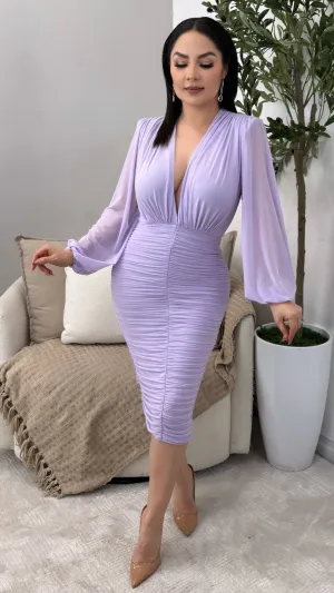 KENDALL LAVENDER DRESS