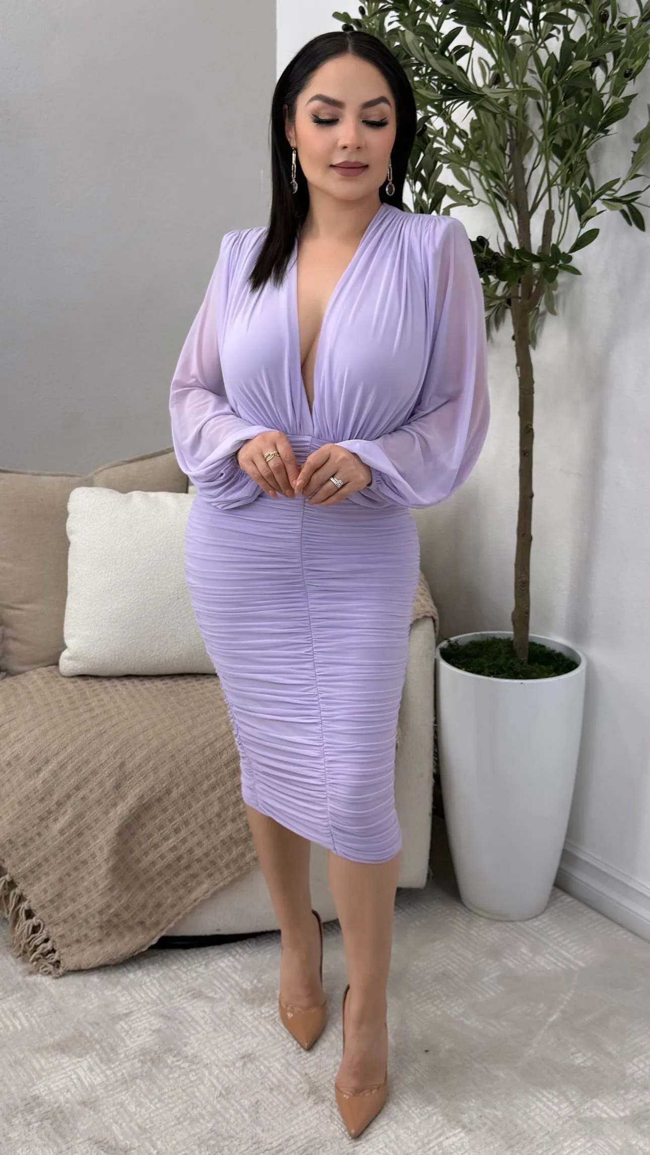 KENDALL LAVENDER DRESS