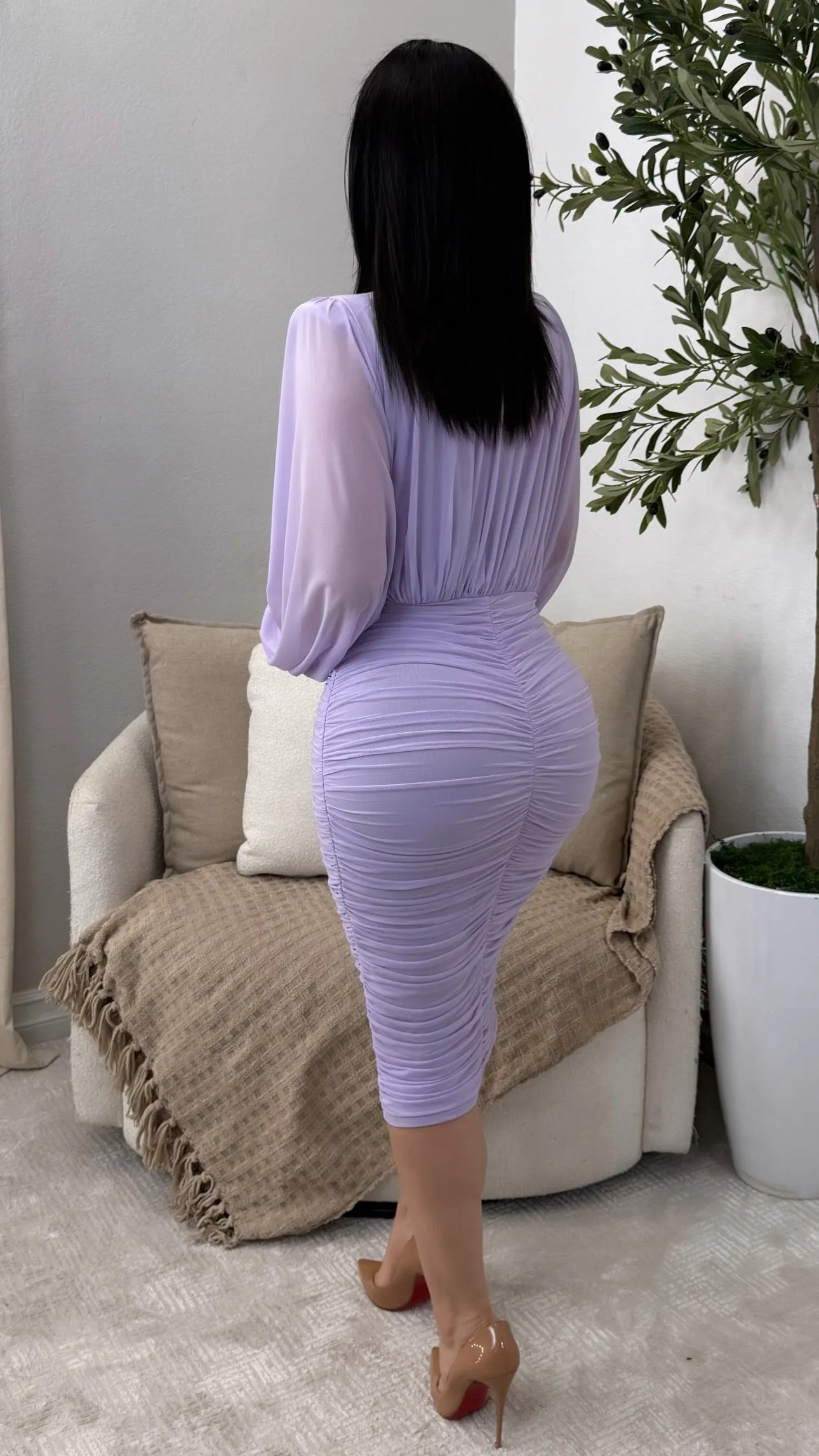 KENDALL LAVENDER DRESS