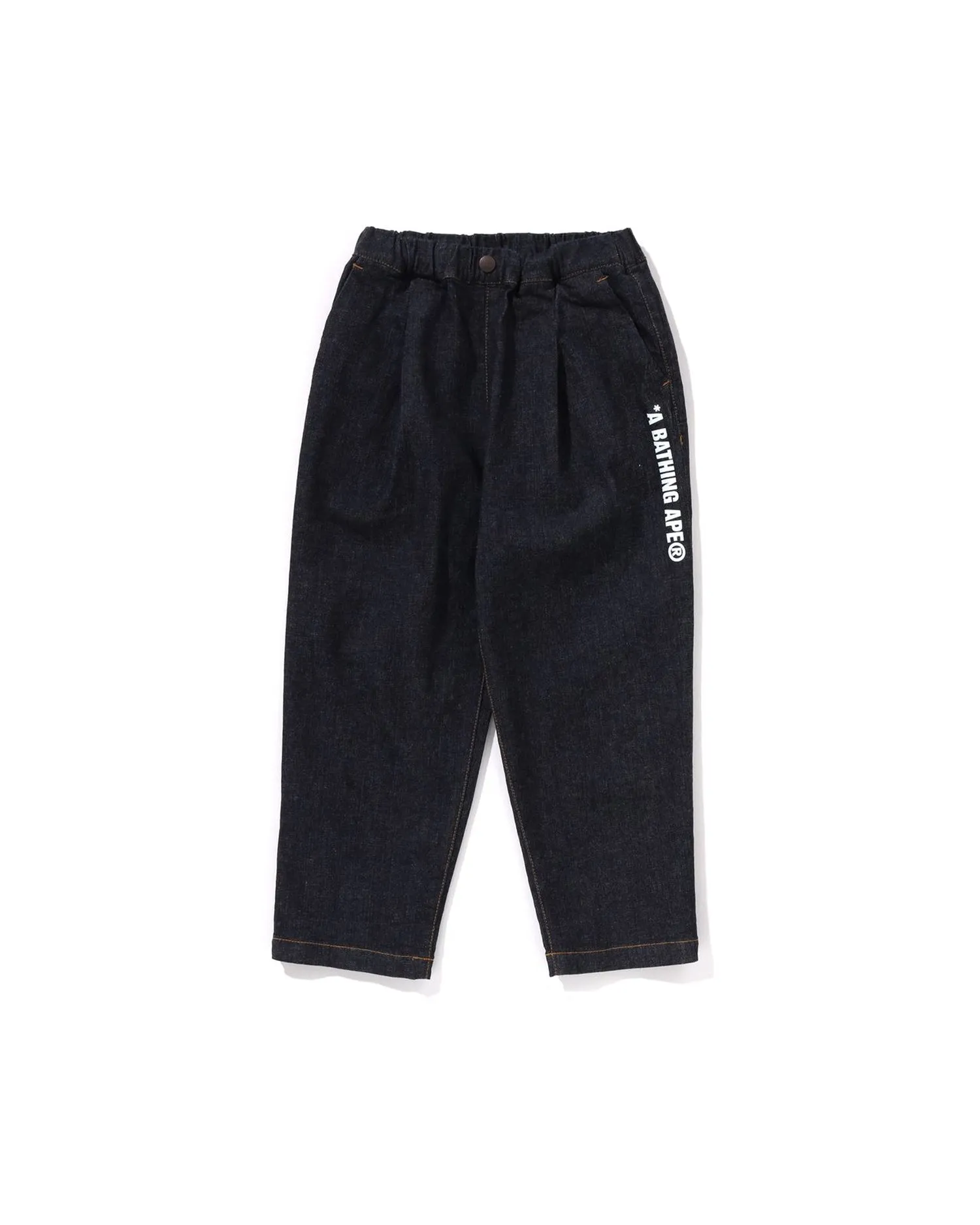 Kids BAPE Logo 10 Oz Stretch Denim Pants