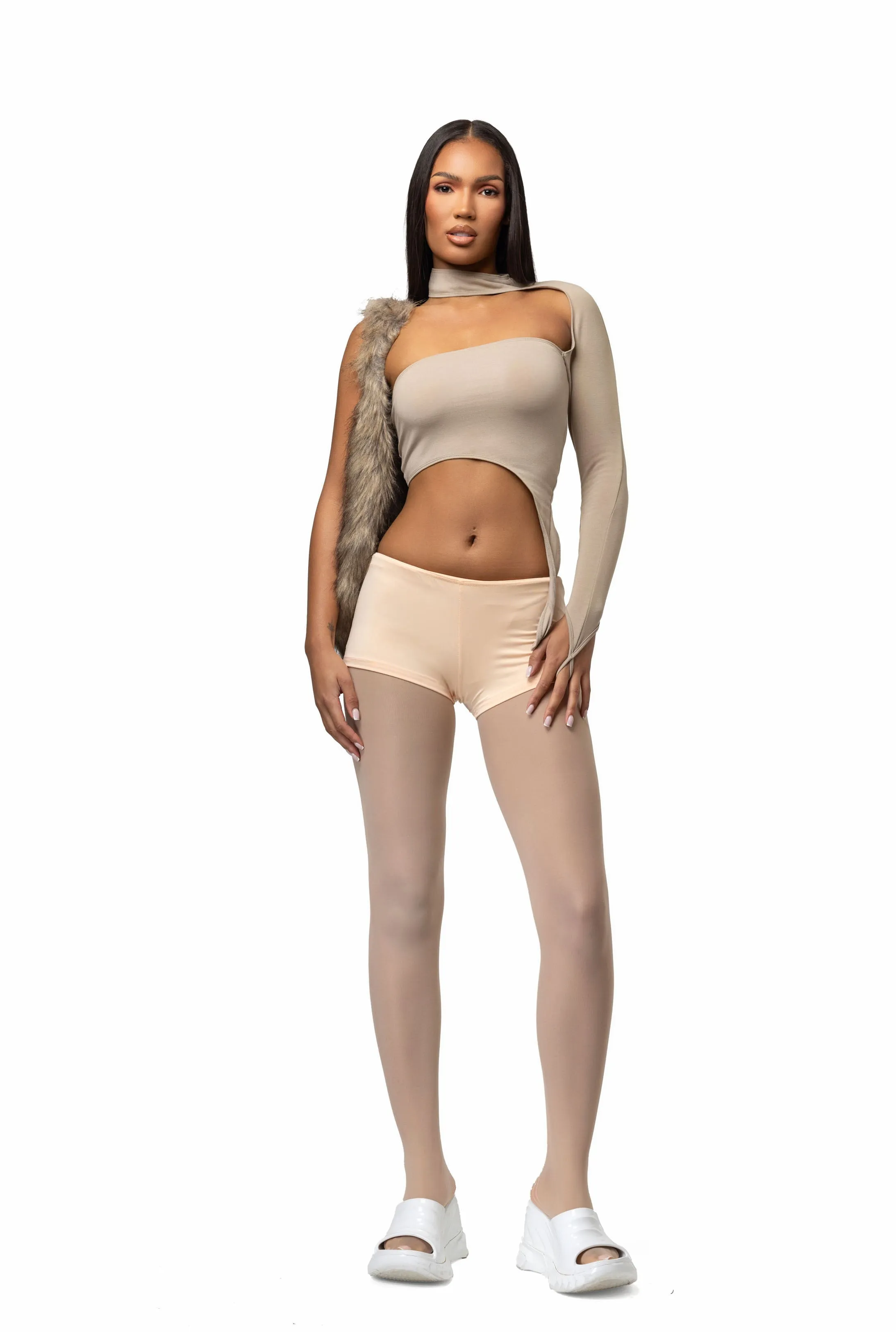 KIVA TOP- NUDE